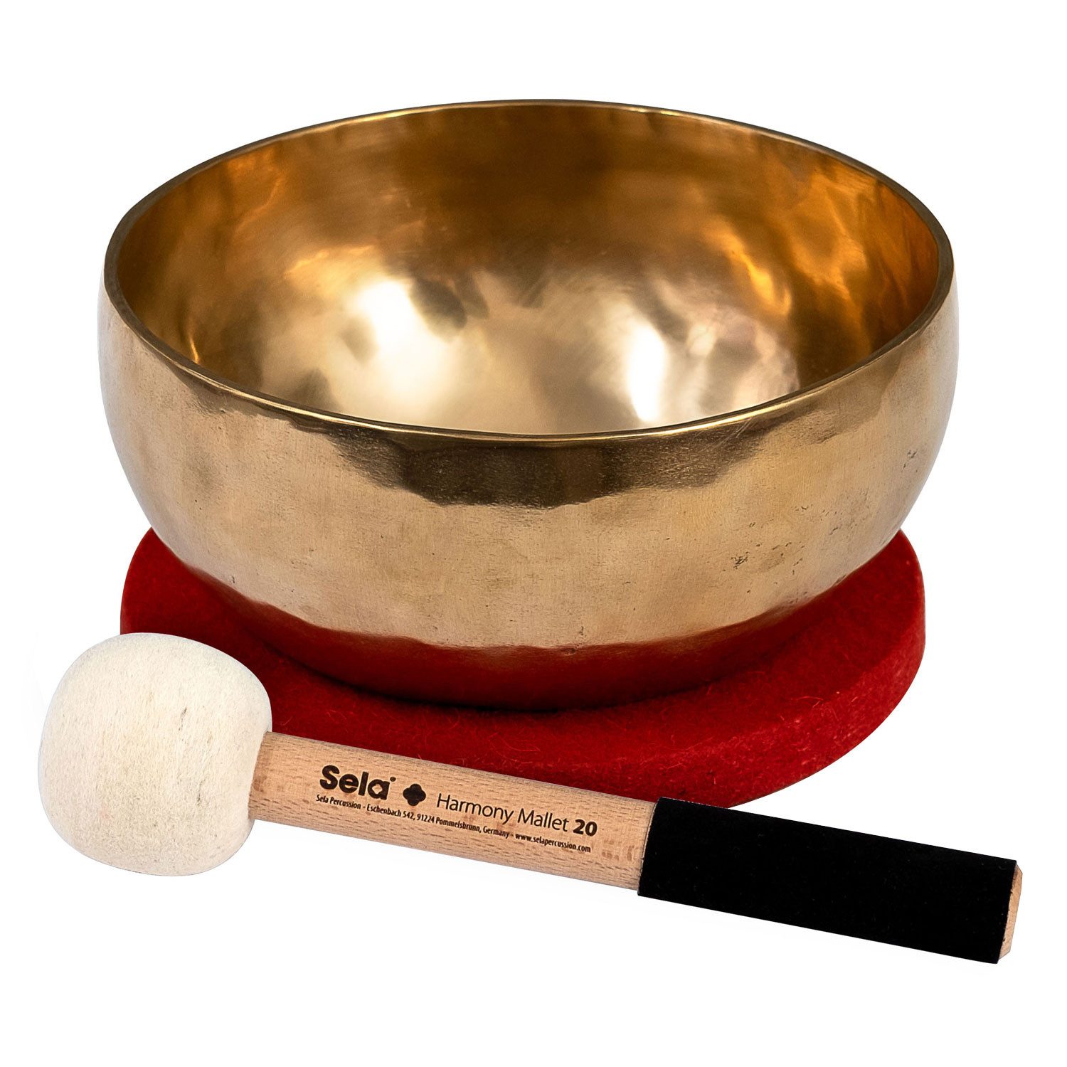 Sela Klangschalen Sela Klangschale se263 Harmony 19 mit Schlägel,Harmony Singing Bowl, 19 cm, mit Schlägel