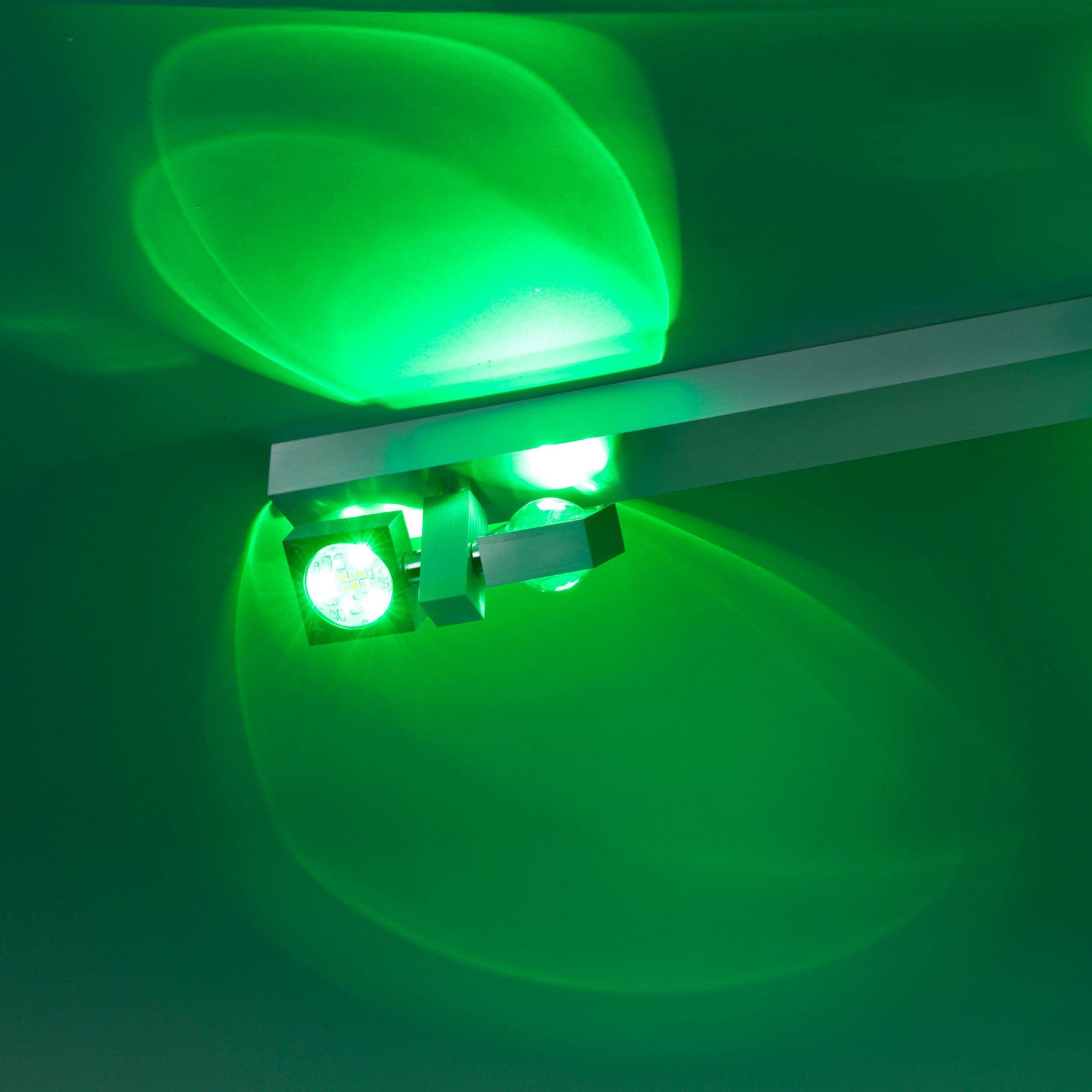 Paul Neuhaus Smarte LED-Leuchte Smart Smart NEMO Home, RGB Deckenlampe Dimmfunktion, Q Memoryfunktion, LED CCT dimmbar - Strahler Farbwechsel, RGB-Farbwechsel, Spot mit Fernbedienung Leuchtmittel, CCT-Farbtemperaturregelung, + Home
