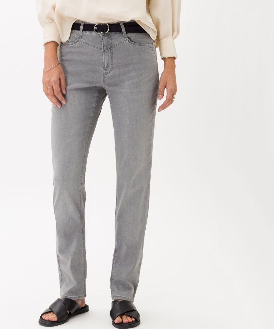 BRAX Style Carola-Pantalones De Cinco Bolsillos De Satén De