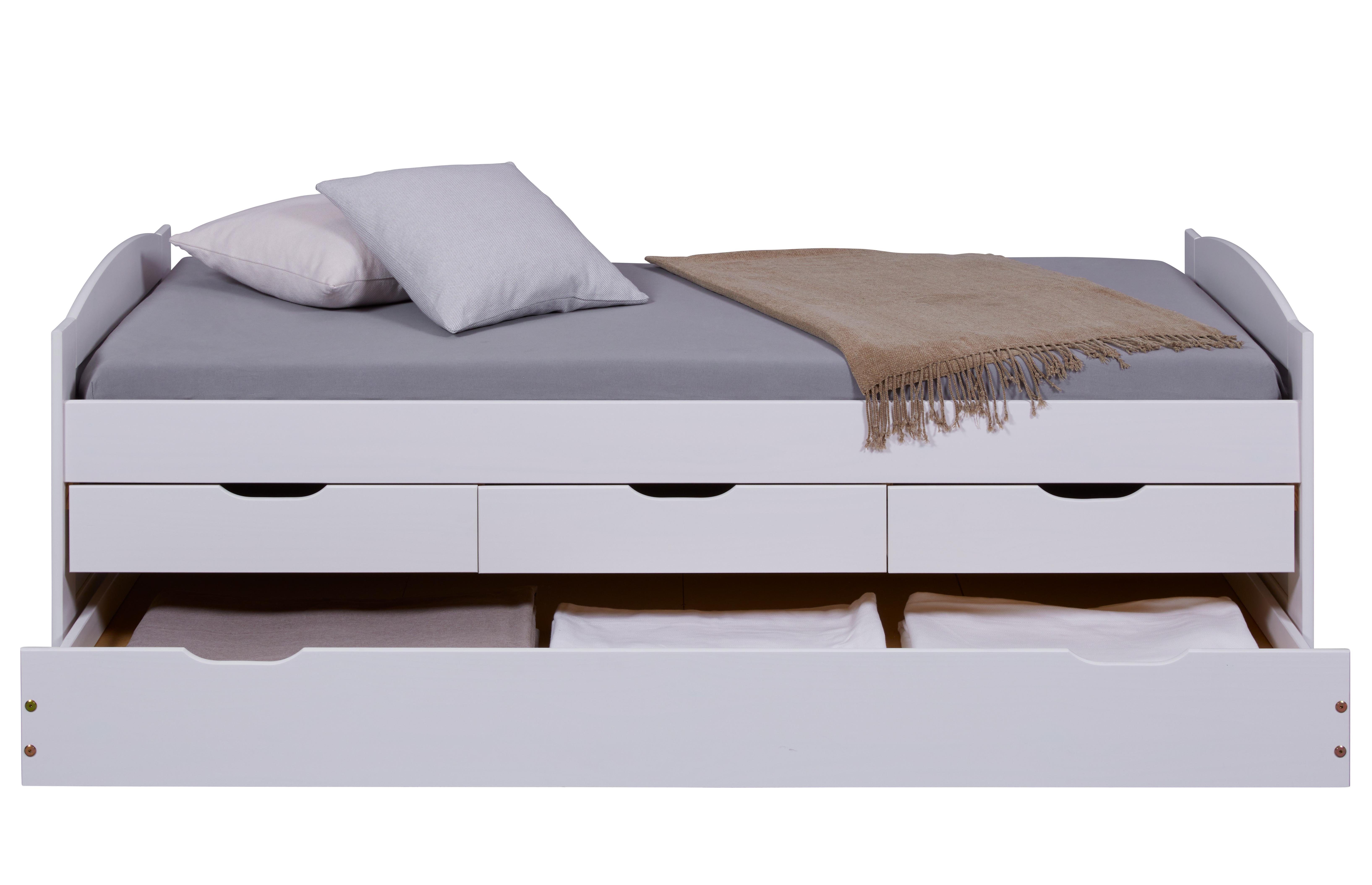 Inter Link Funktionsbett Ulli 90x190, ausziehbare Liegefläche, inkl. Latten günstig online kaufen