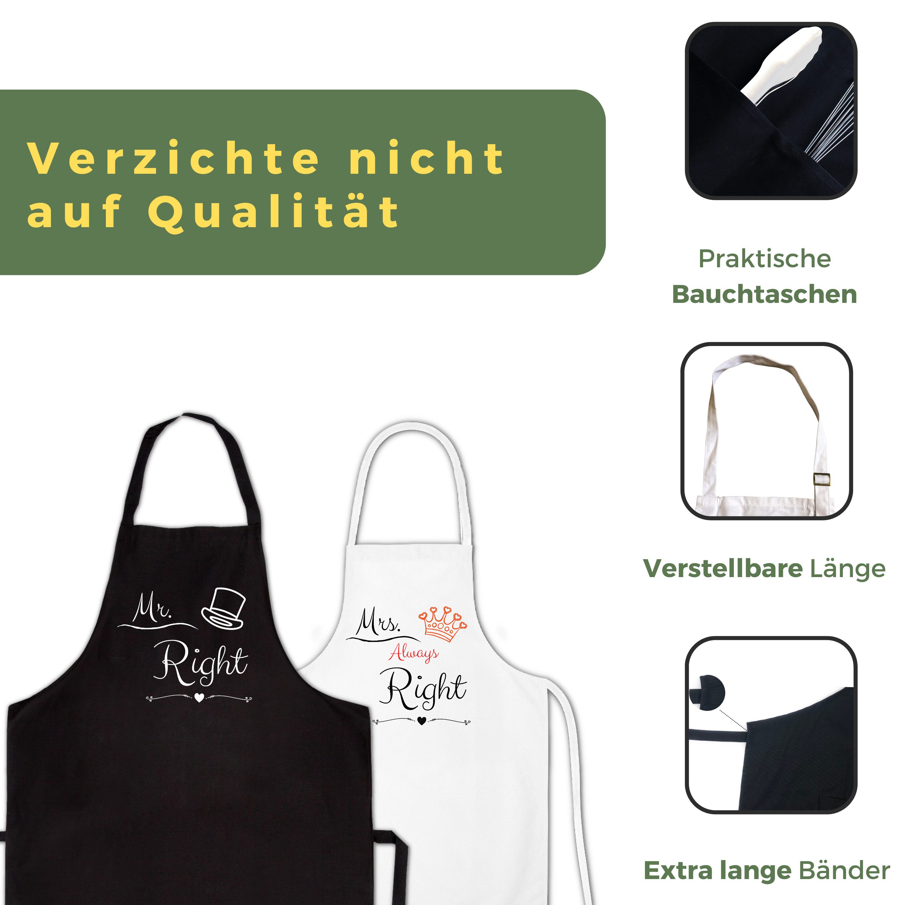 EliXito Kochschürze Mr und Mrs Geschenk - Hochzeitsgeschenk Brautpaar - Koc günstig online kaufen