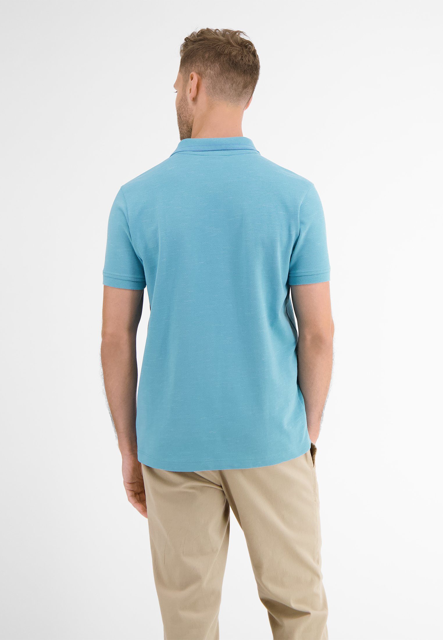LERROS Poloshirt Poloshirt in Two-Tone-Piqué
