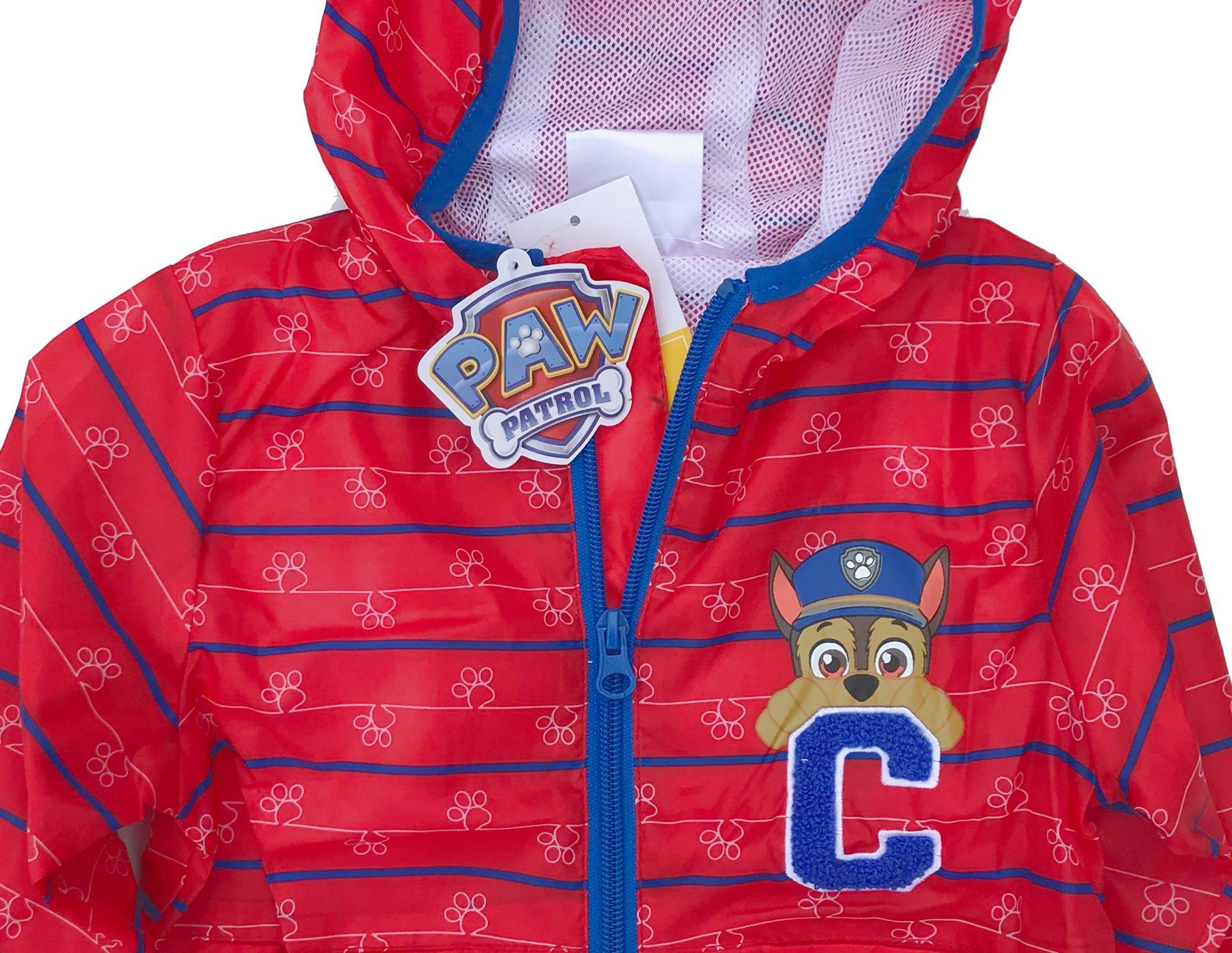 PAW PATROL Regenjacke Jungen Windjacke leichte Kinder Regenjacke 98 104 110 116 – Bild 2 von 3