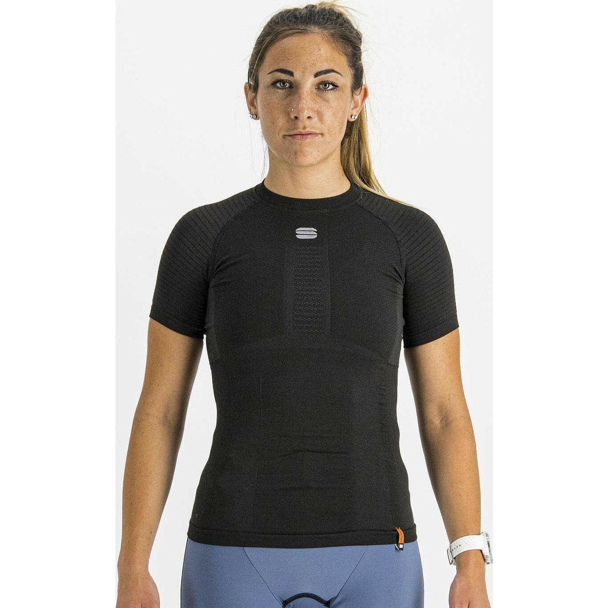 sportful Layershirt 2ND Skin W Tee Nahtloses Kurzarmshirt mit Dryarn®-Technologie für optimale