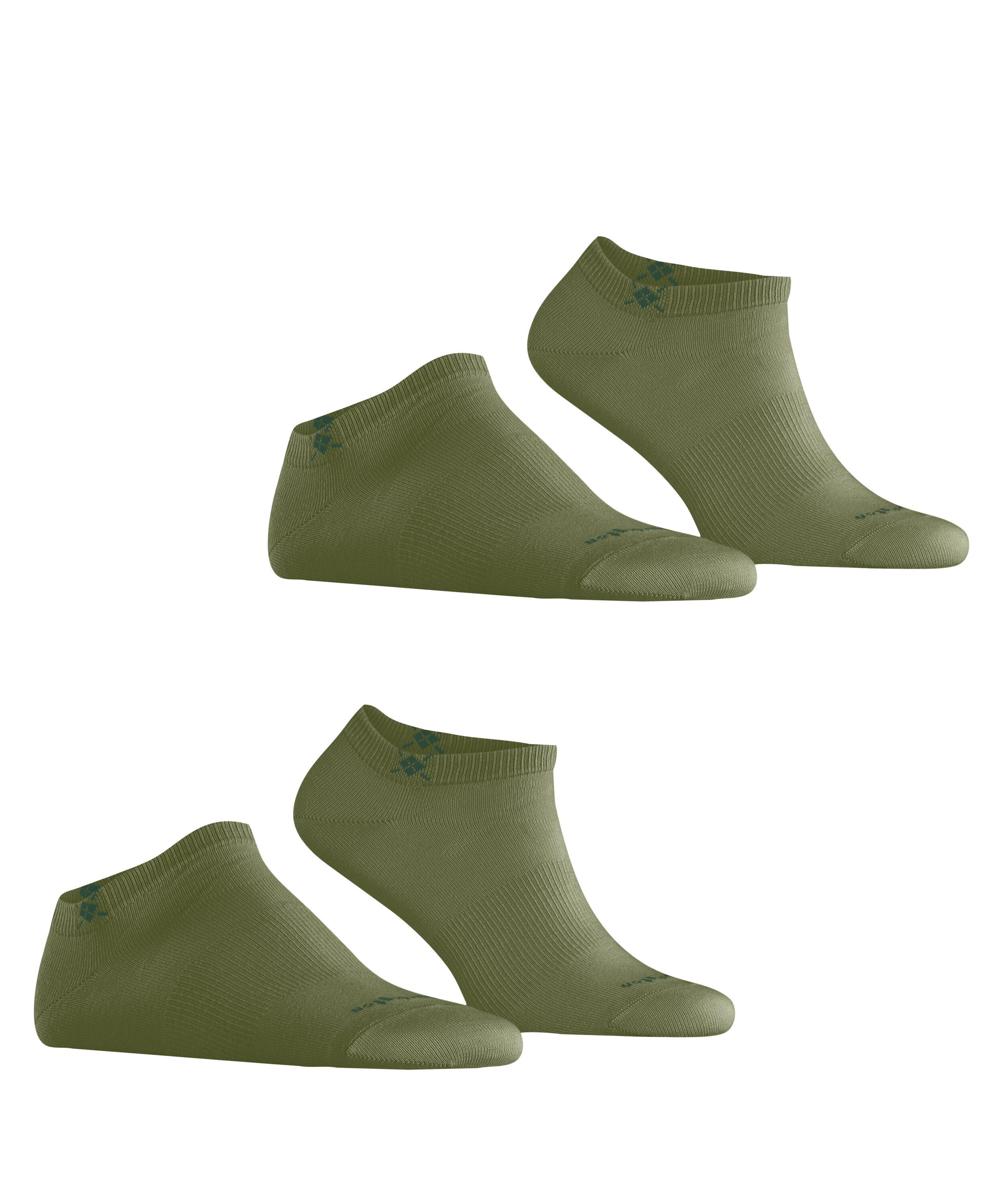 Burlington Sneakersocken Burlington Everyday 2-Pack Herren (2-Paar) aus weicher gekämmter Baumwolle