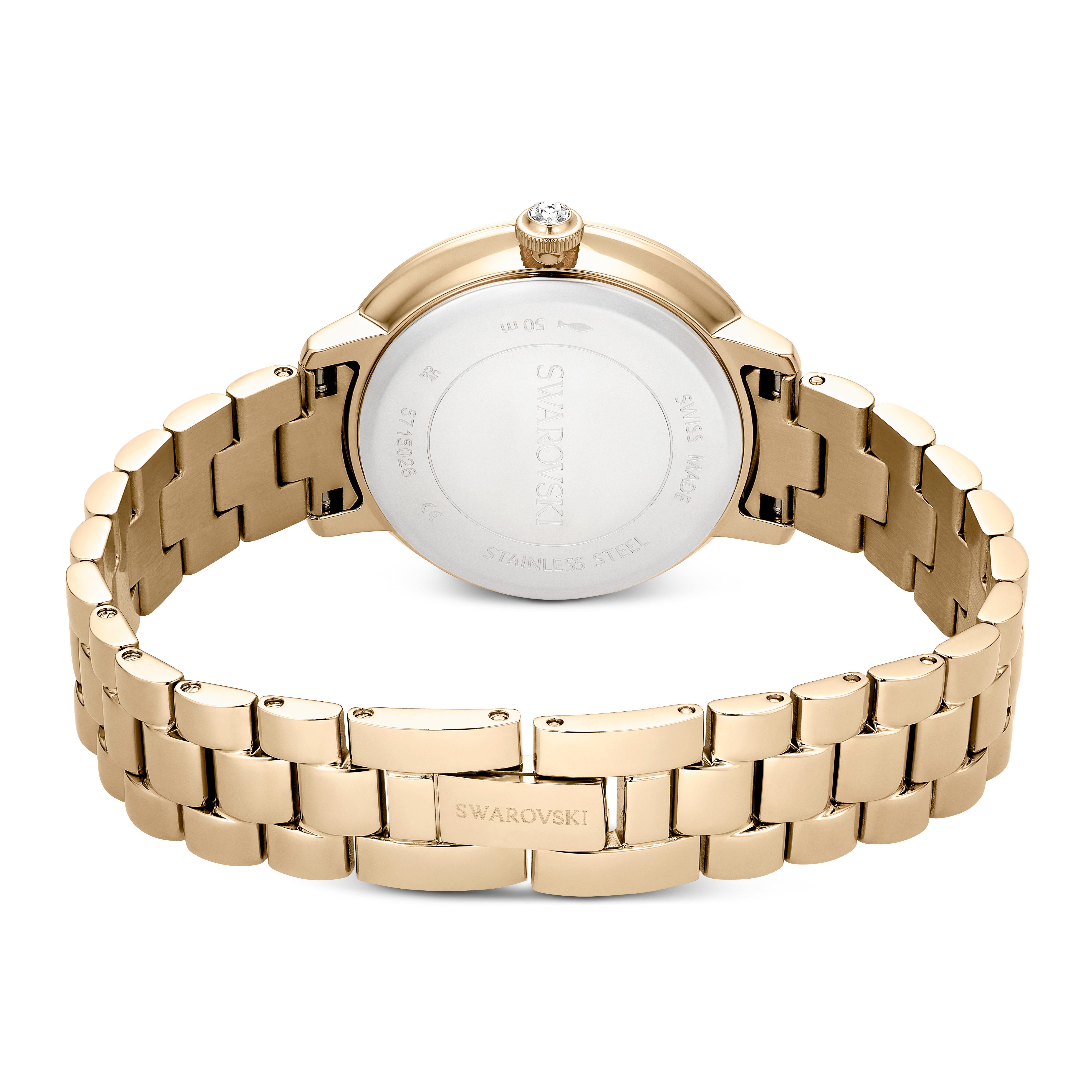 Swarovski Quarzuhr MATRIX 3-LINK 5715026, Armbanduhr, Damenuhr, Swiss Made, Edelstahlarmband, analog