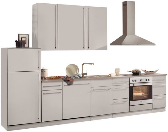 wiho Küchen Küchenzeile »Chicago«, mit E-Geräten, Breite 350 cm online