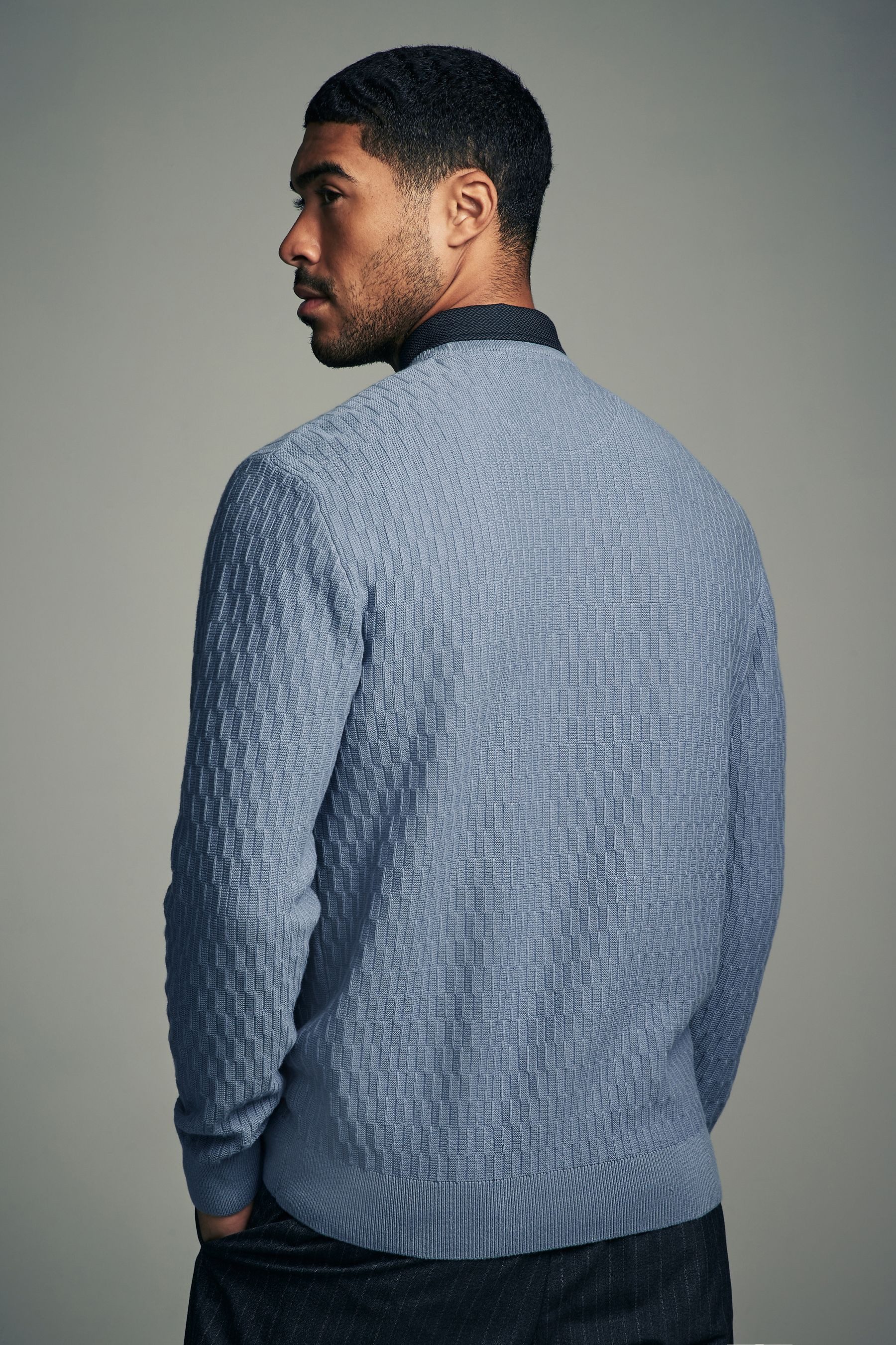 Next 2-in-1-Pullover Oxford-Pullover mit angedeutetem Hemd günstig online kaufen