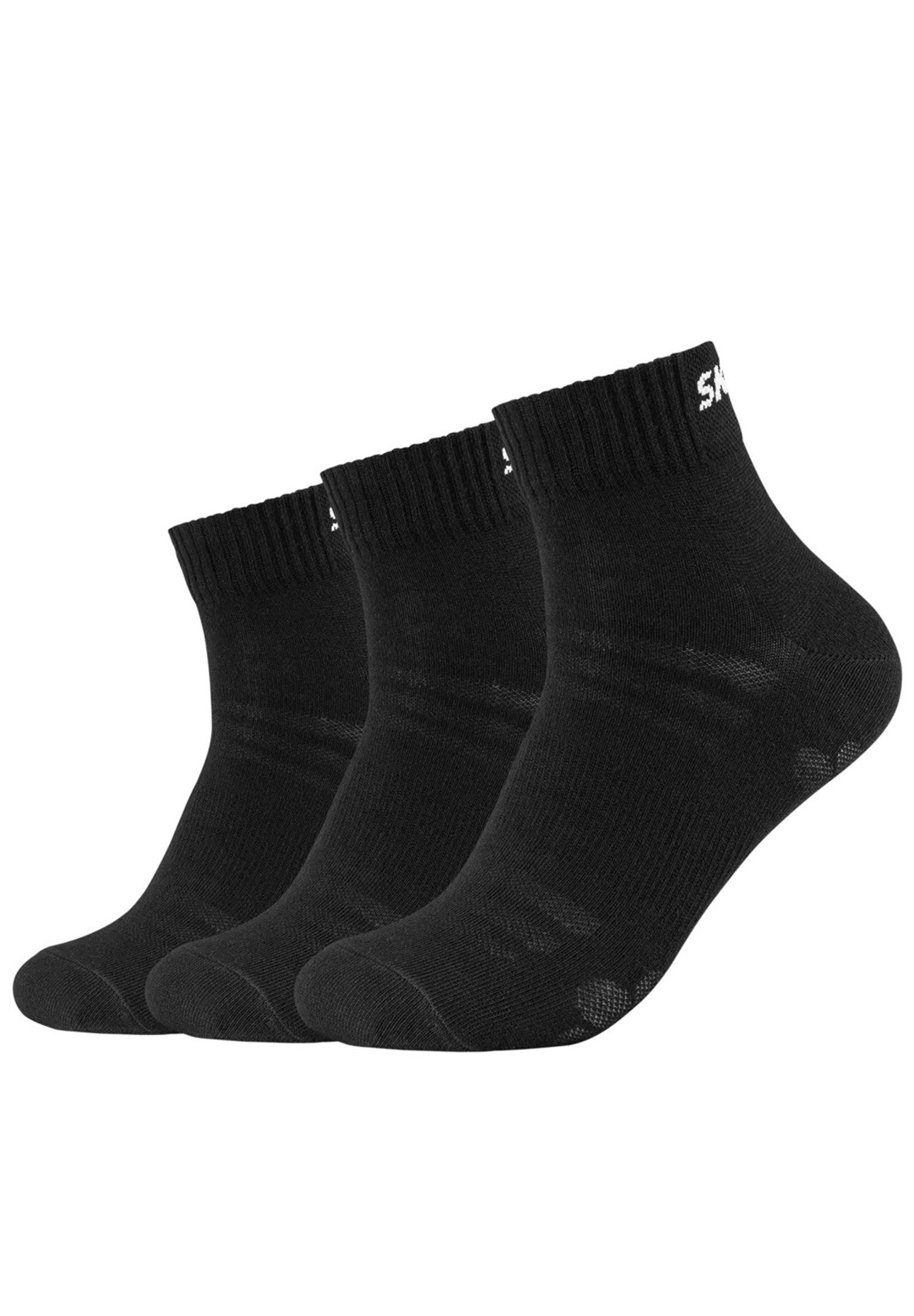 Skechers Kurzsocken Unisex 3p Basic Quarter Mesh Ventilation (3-Paar)