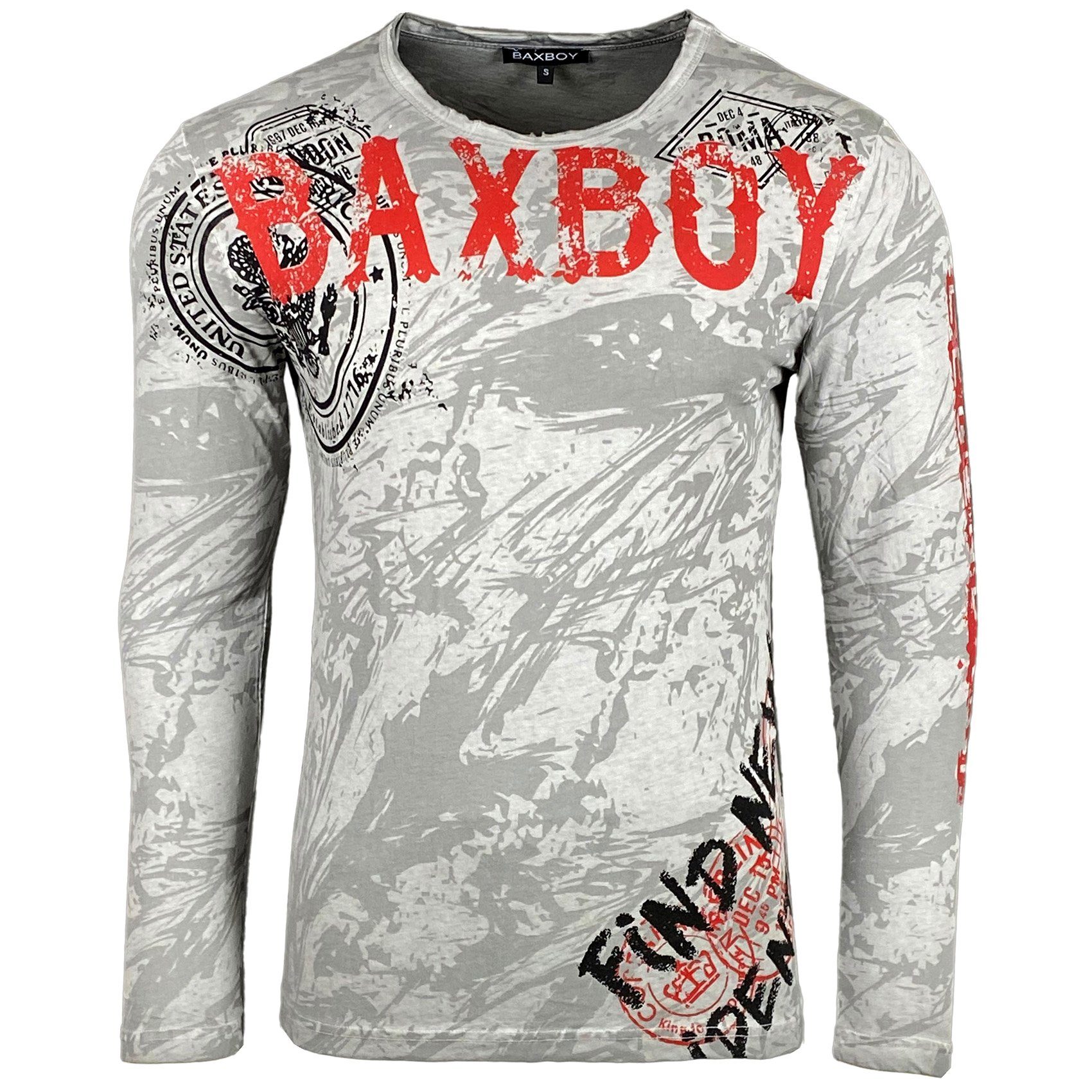 Baxboy Longshirt Baxboy Herren Longsleeve T-Shirt günstig online kaufen