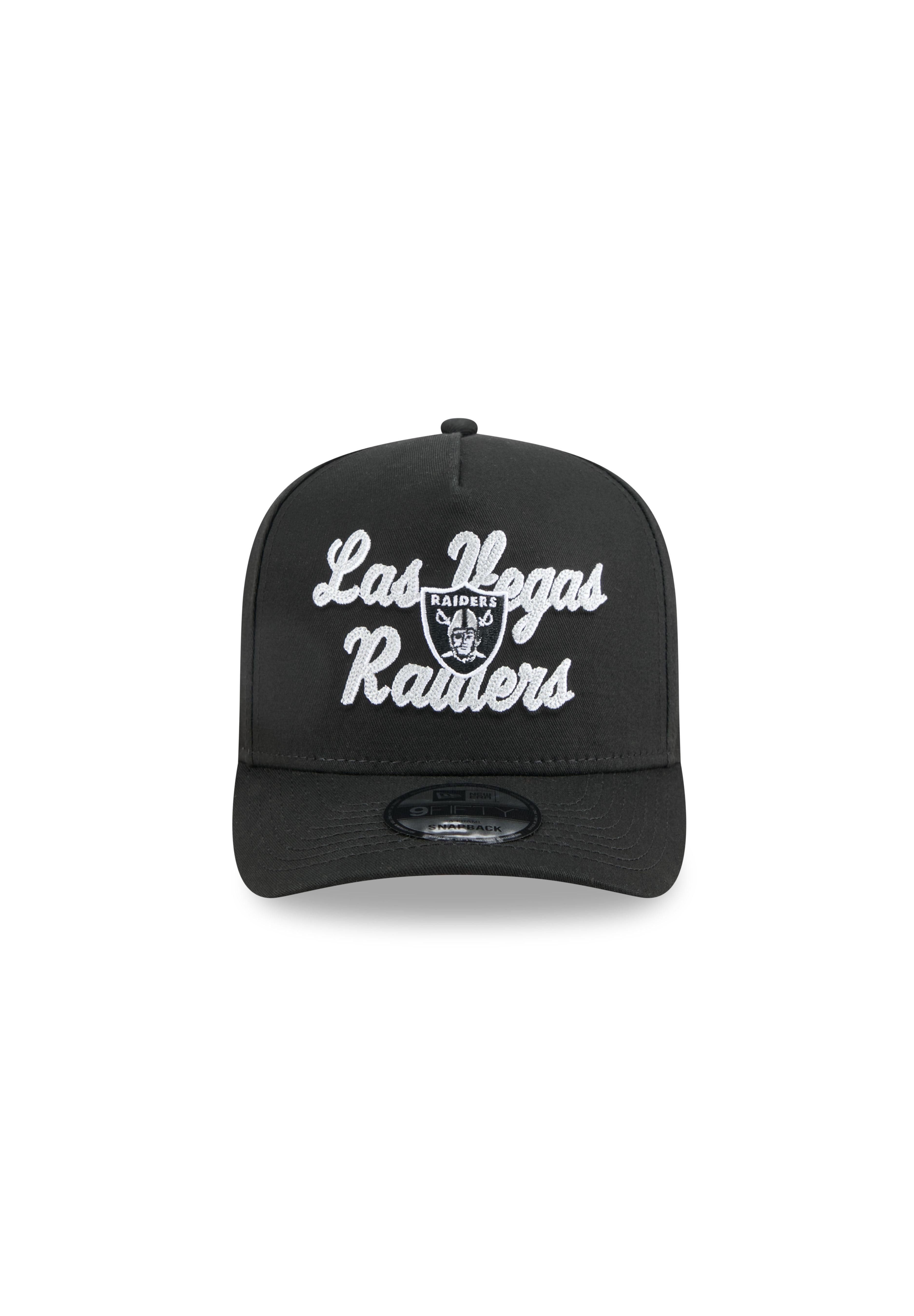 New Era Baseball Cap Las Vegas Raiders Chainstitch 9Fifty A-Frame Cap New Era Schwarz (1-St)