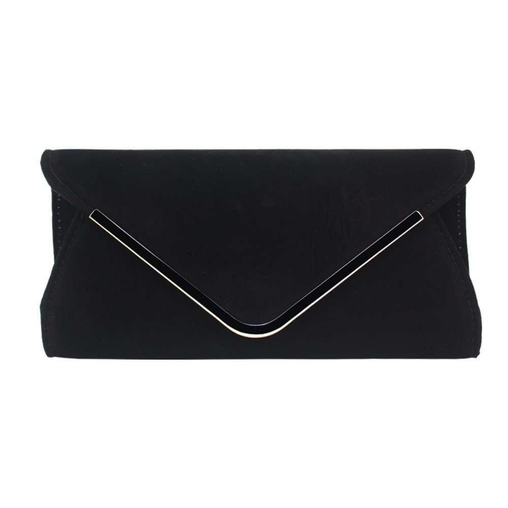 BBjinronjy Clutch-Tasche Für Damen – Elegante Abendtasche Aus Kunstwildleder Mit Abnehmbarer Kette, Für Hochzeit, Party & Mehr