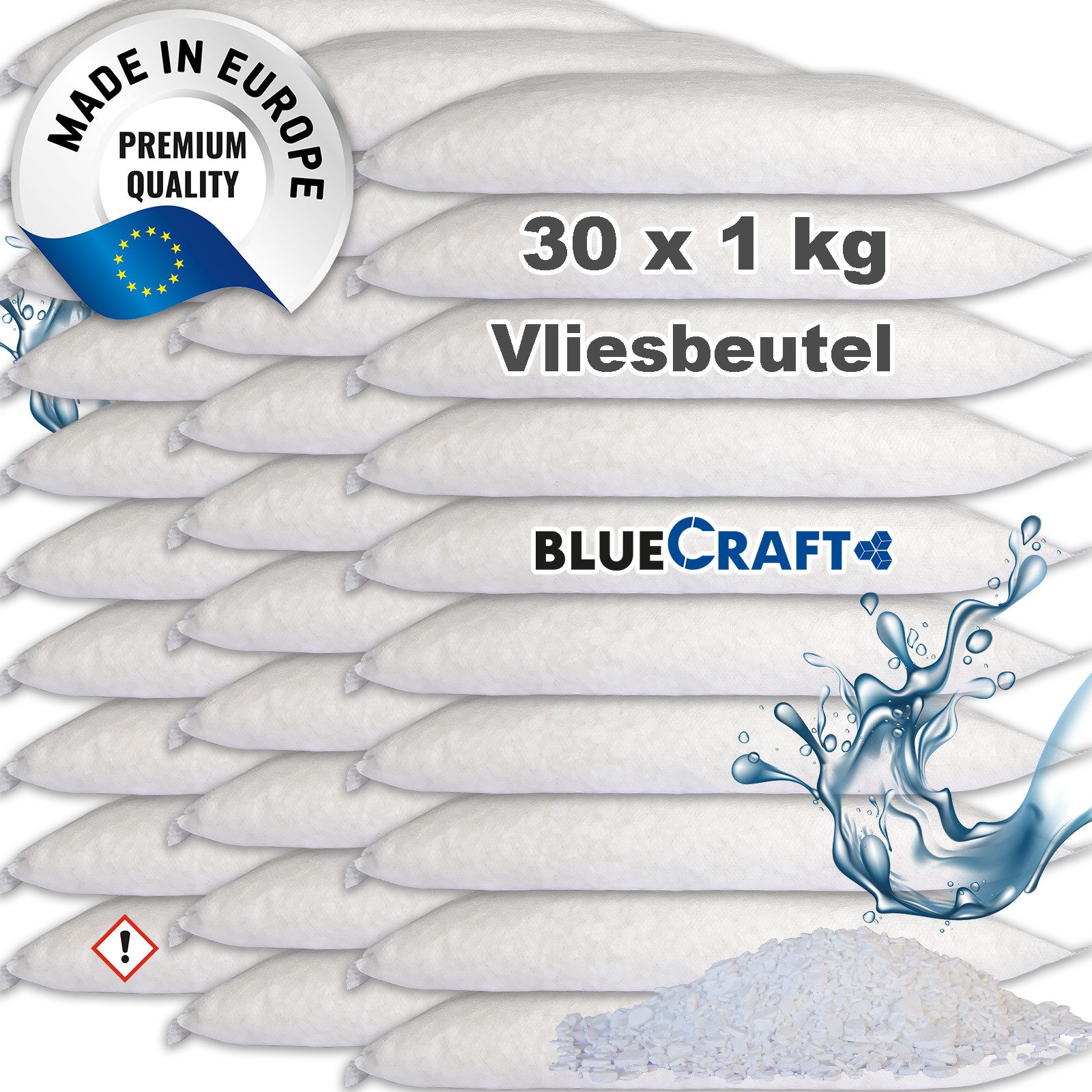 BlueCraft Luftentfeuchter-Nachfüllpack 30x 1kg Raum Entfeuchter Granulat im günstig online kaufen