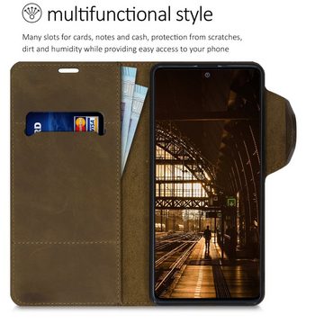 kalibri Handyhülle Hülle für Samsung Galaxy Note 10 Lite, Leder Handyhülle Handy Case Cover - Schutzhülle Lederhülle