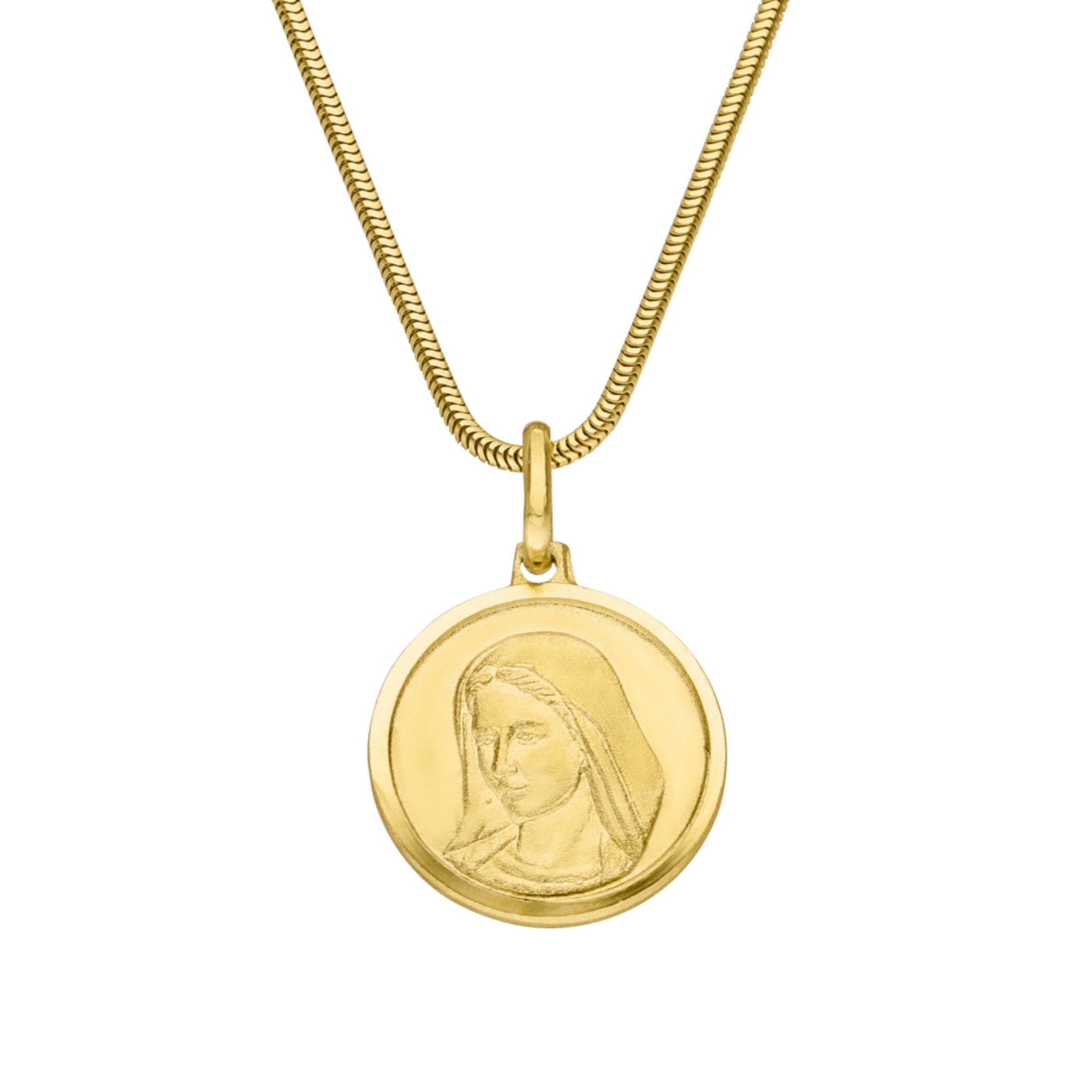 SCHOSCHON Kette mit Anhänger MADONNA Anhänger Halskette 925 Silber günstig online kaufen