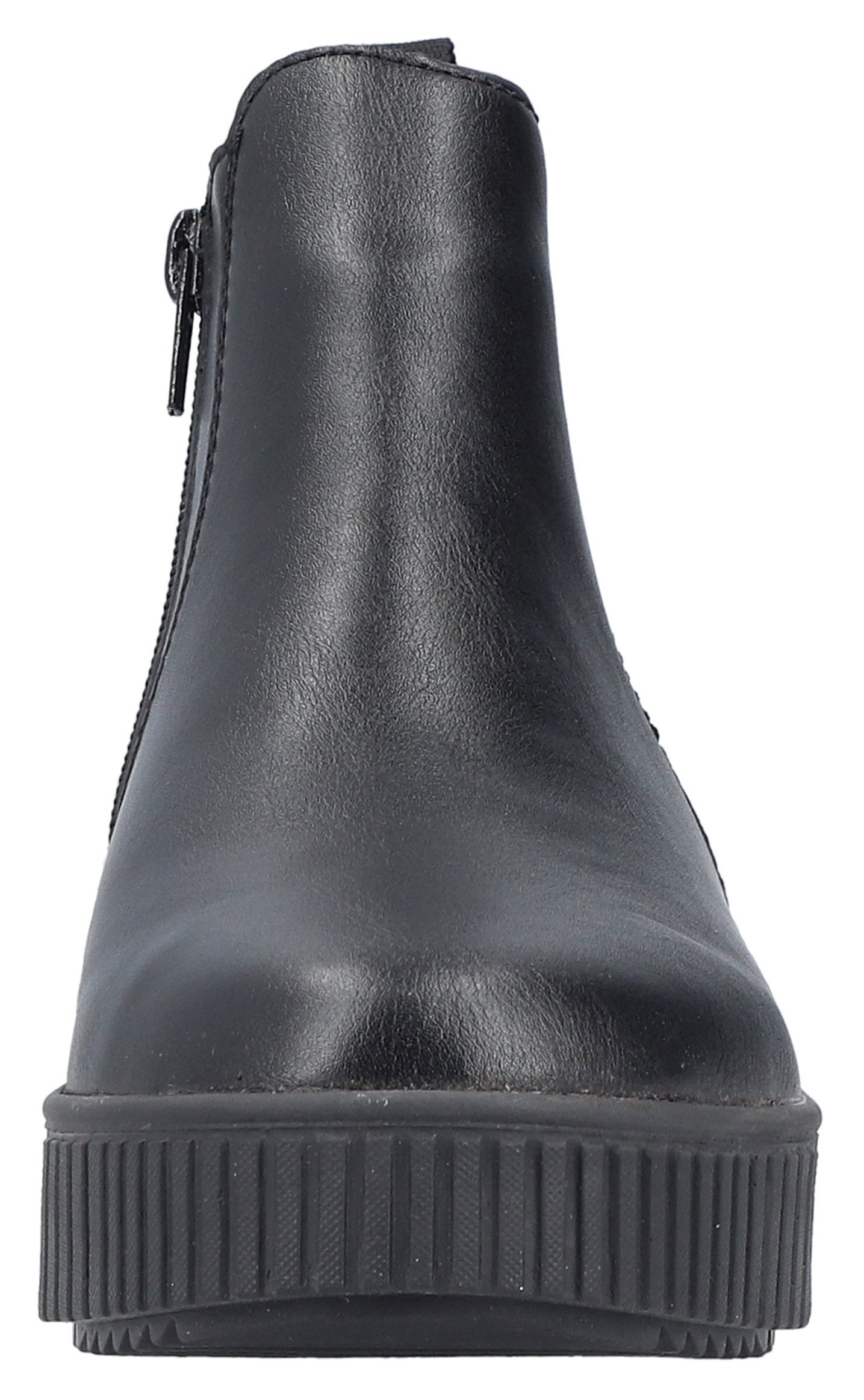 Rieker Winterboots Chelseaboots, Plateausneaker, Stiefelette, Reißverschluss und Stretch