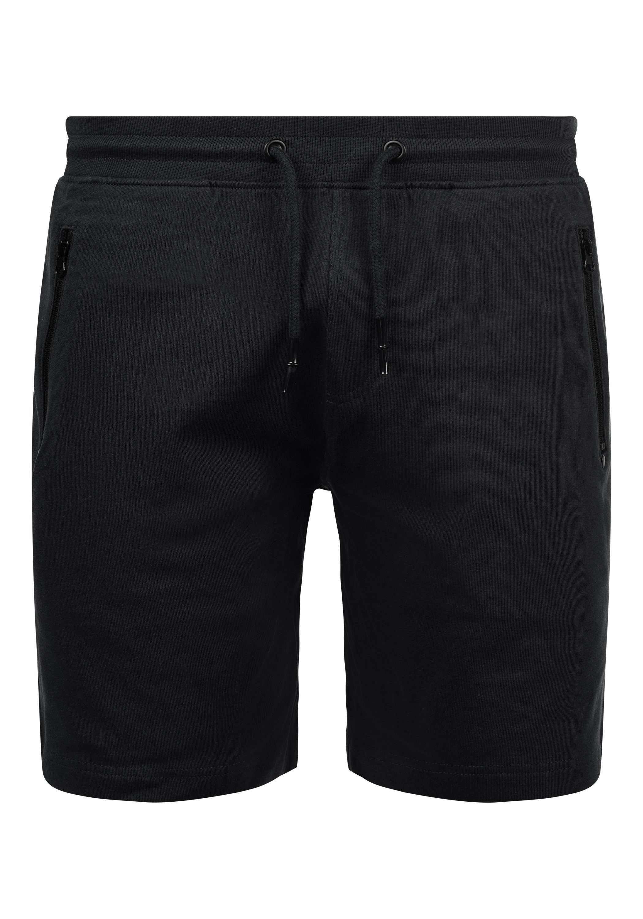 Solid Sweatshorts SDTaras Hose (9000) kurze Black mit Reißverschlusstaschen