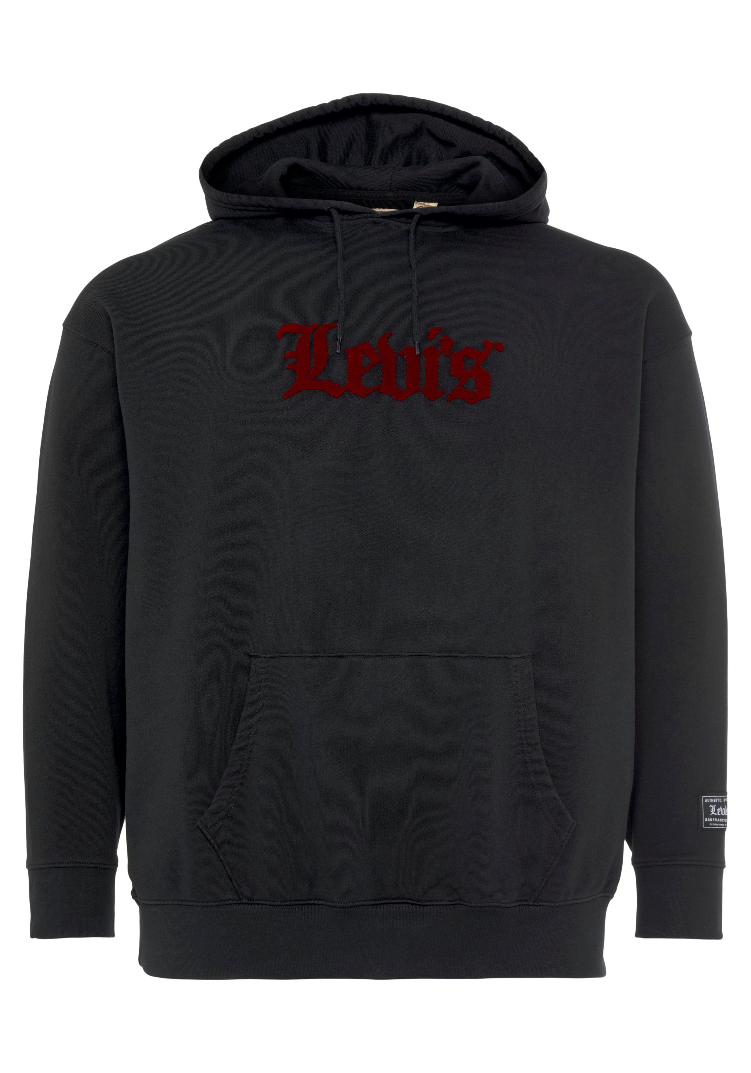 Hoodie Flockprint-Logoschriftzug Plus Levi's® mit