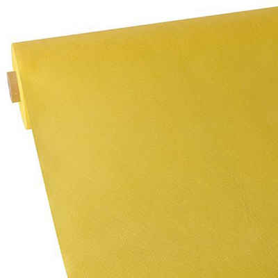 Starpak Tischdecke 2 Stück Vlies Tischdecke, gelb soft selection 40 x 0,9 m