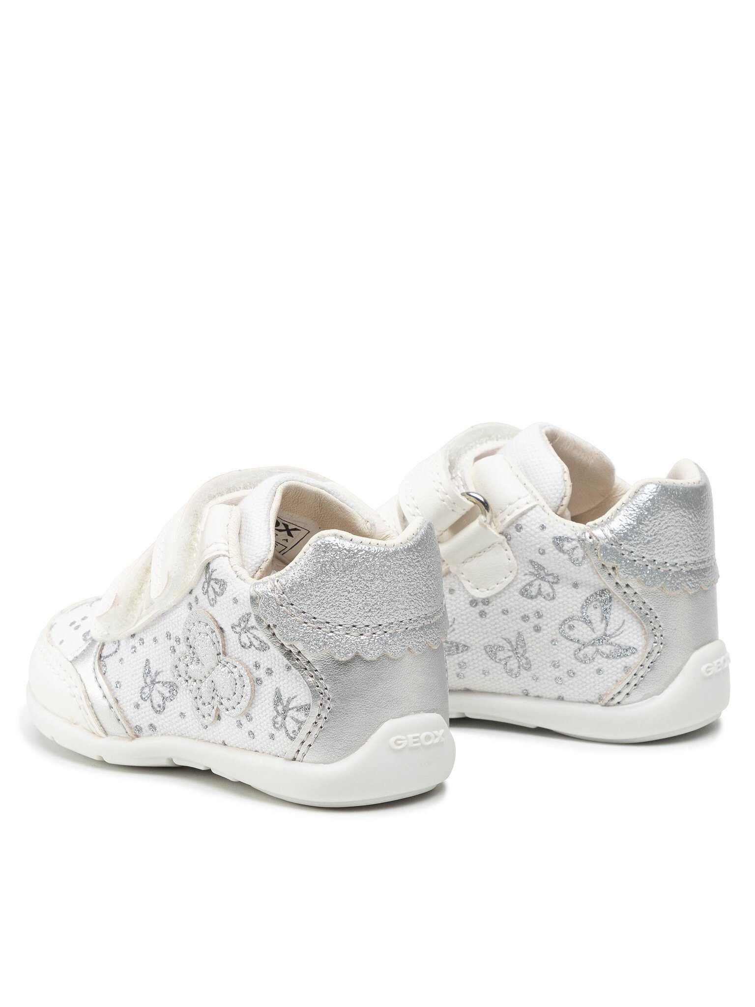 Geox Sneakers B Elthan G. A B251QA 0AW54 C0007 White/Silver Sneaker – Bild 2 von 4