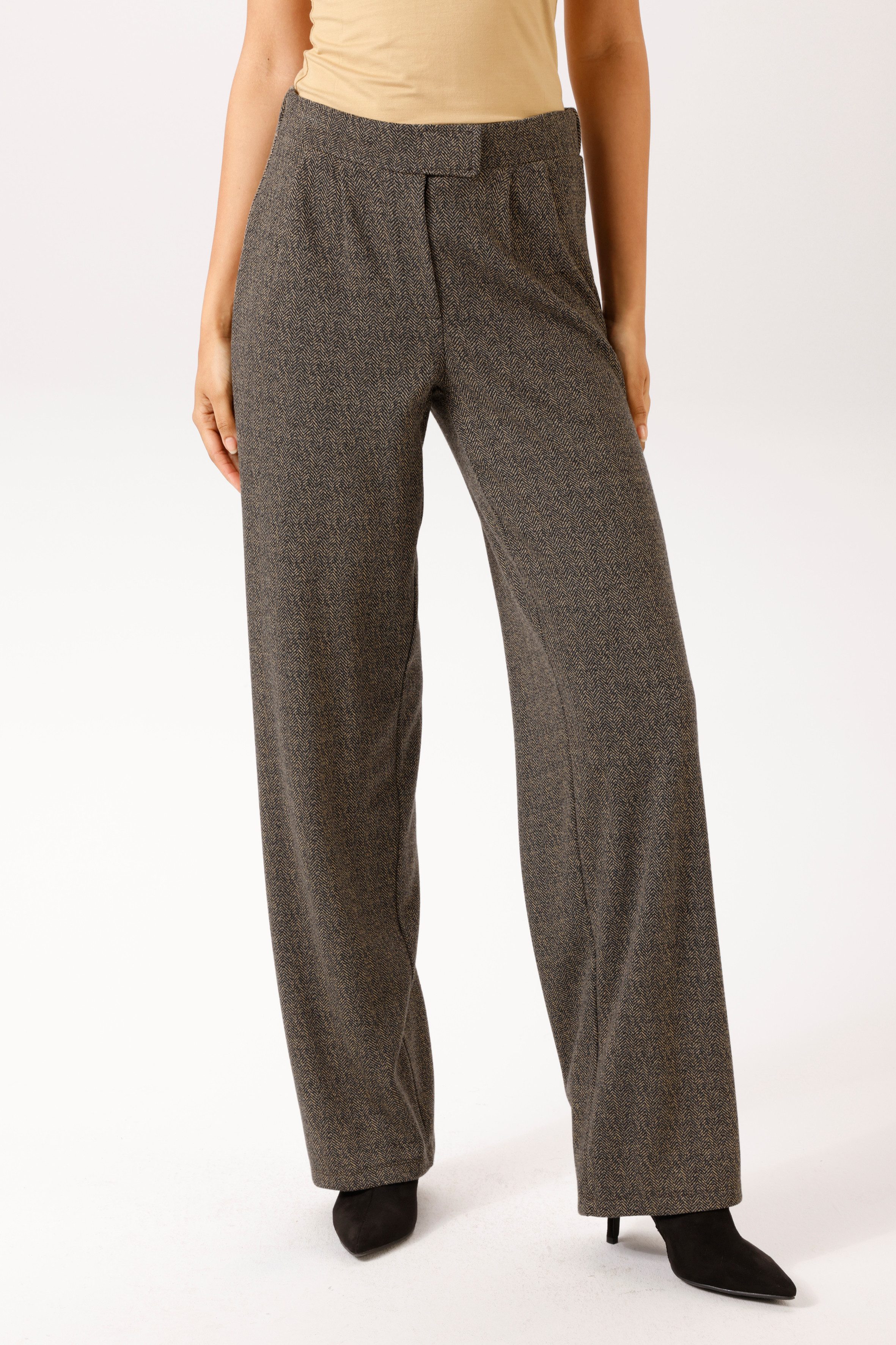 Aniston CASUAL Anzughose im dezenten Zick-Zack-Muster - NEUE KOLLEKTION. € 49,99, (€ 49,99 pro 1 Stk).