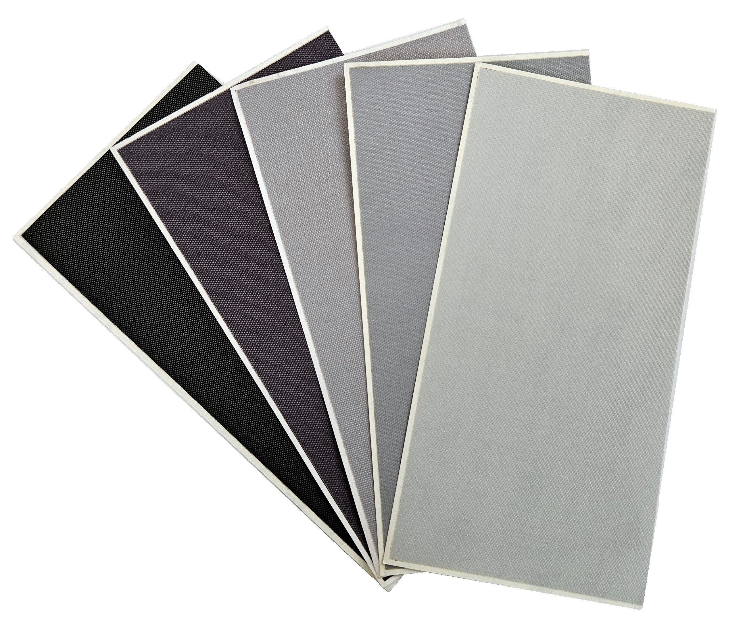 Reparatur-Set x-repair 5 Flicken Aufkleber waschbar 4 x Grautöne und 1 x Schwarz
