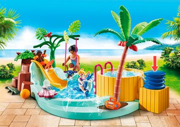 Playmobil® Konstruktions-Spielset Kinderbecken mit Whirlpool (71529), My Life, (53 St), Made in Germany