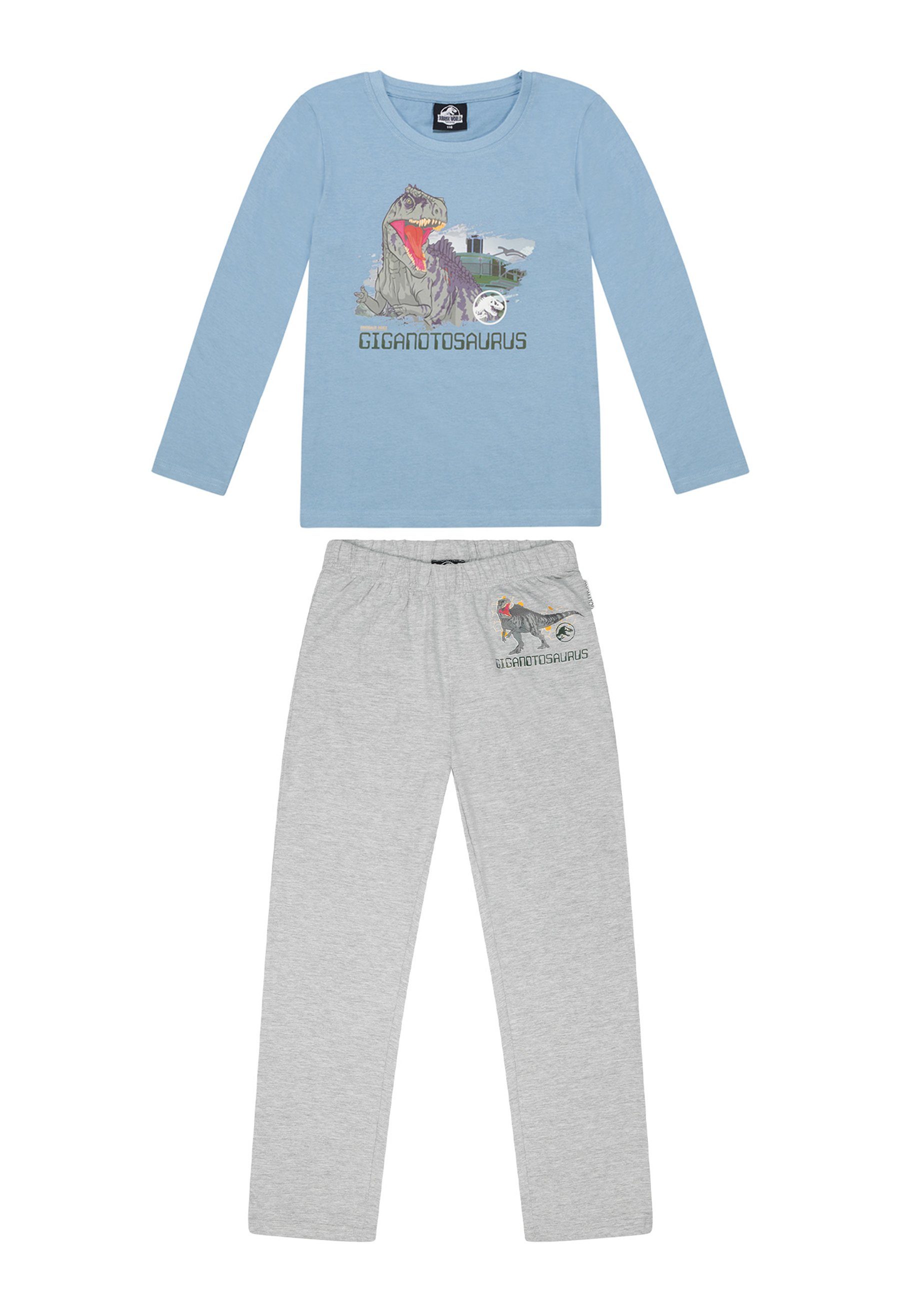 Jurassic ONOMATO! Giganotosaurus (2 Schlafanzug Schlafanzug World Pyjama-Set tlg)