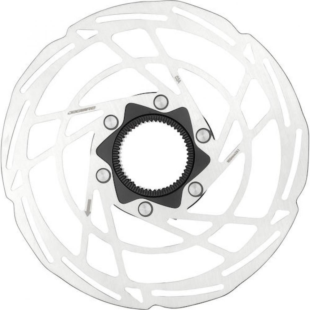 Jagwire Bremsscheibe Jagwire Bremsscheibe Sport SR1 Centerlock 160 mm Silber - leise, stark