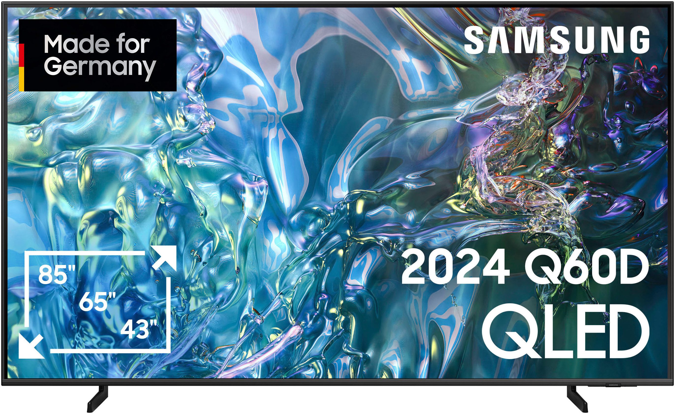 Samsung GQ85Q60DAU QLED-Fernseher (214 cm/85 Zoll, 4K Ultra HD, Smart-TV)