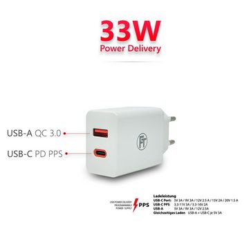FeinTech NLG00833 USB-Ladegerät (3000,00 mA, USB-Power Delivery (PD), PPS)