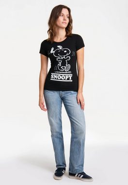 LOGOSHIRT T-Shirt Snoopy - Happy mit lizenziertem Original-Print