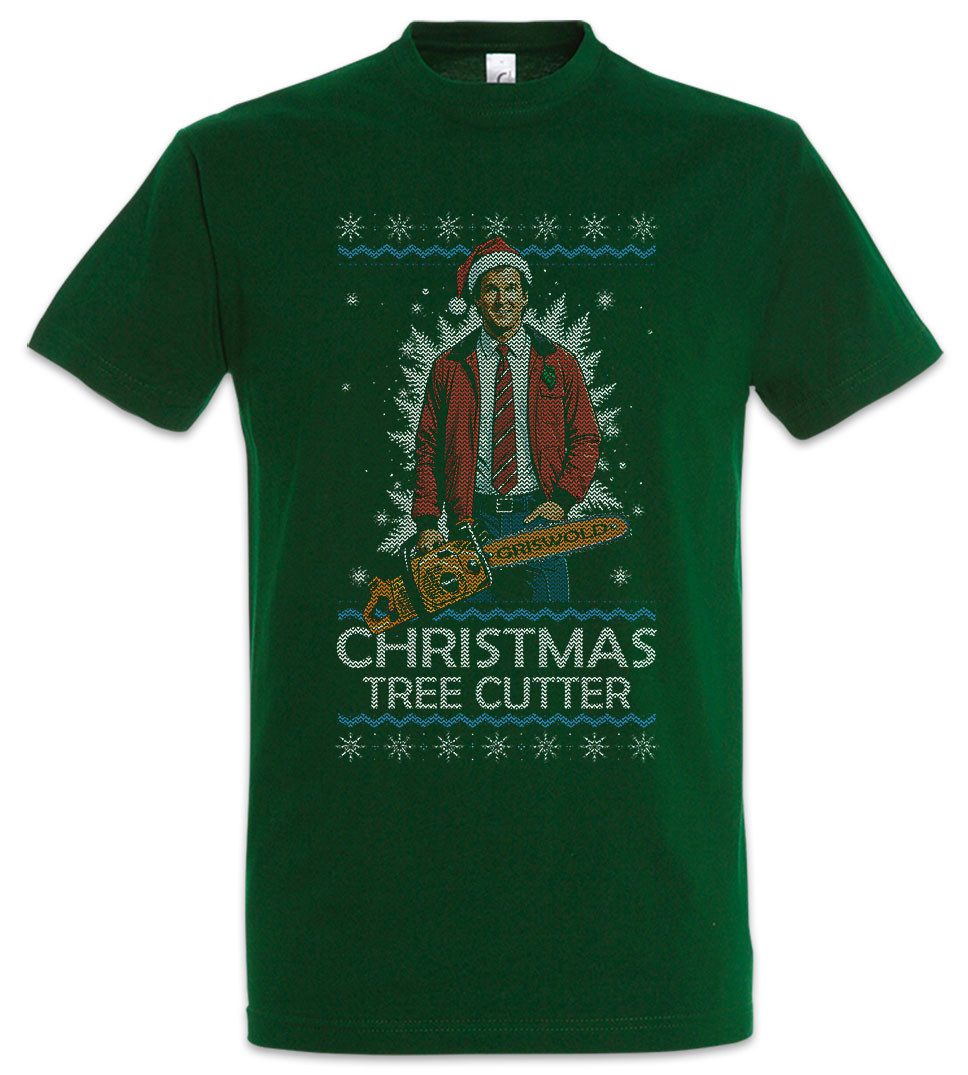 Urban Backwoods Print-Shirt Griswold Tree Cutter Herren T-Shirt X-Mas Service Schöne Bad (1-tlg) Weihnachtsmann Merry Vacation Bescherung