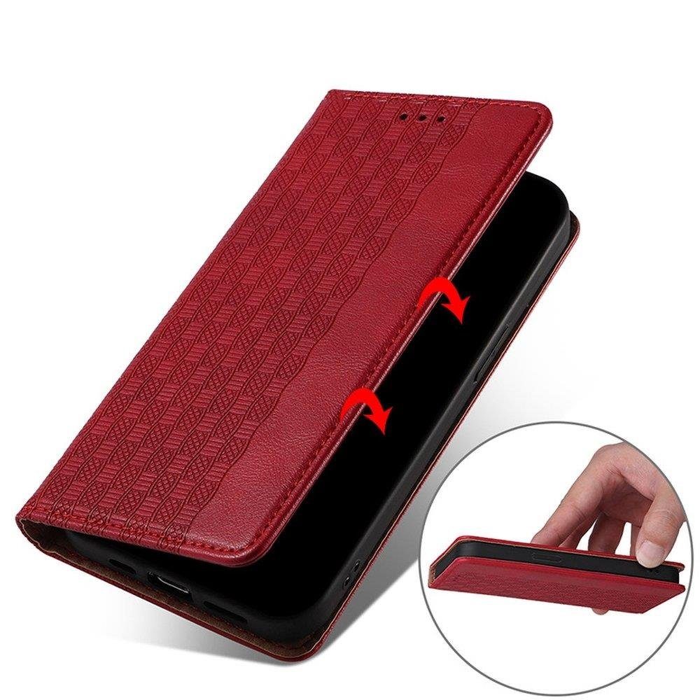 cofi1453 Handyhülle Magnetband Hülle Tasche Beutel-Geldbörse + Mini 6,5 Zoll, Magnetband Hülle Tasche Beutel-Geldbörse + Mini Lanyard Anhänger