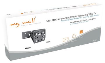 my wall HL33L TV-Wandhalterung, (bis 75 Zoll, Packung, 1-teilig, Ultraflache Wandhalterung für die Samsung® Q-Serie)