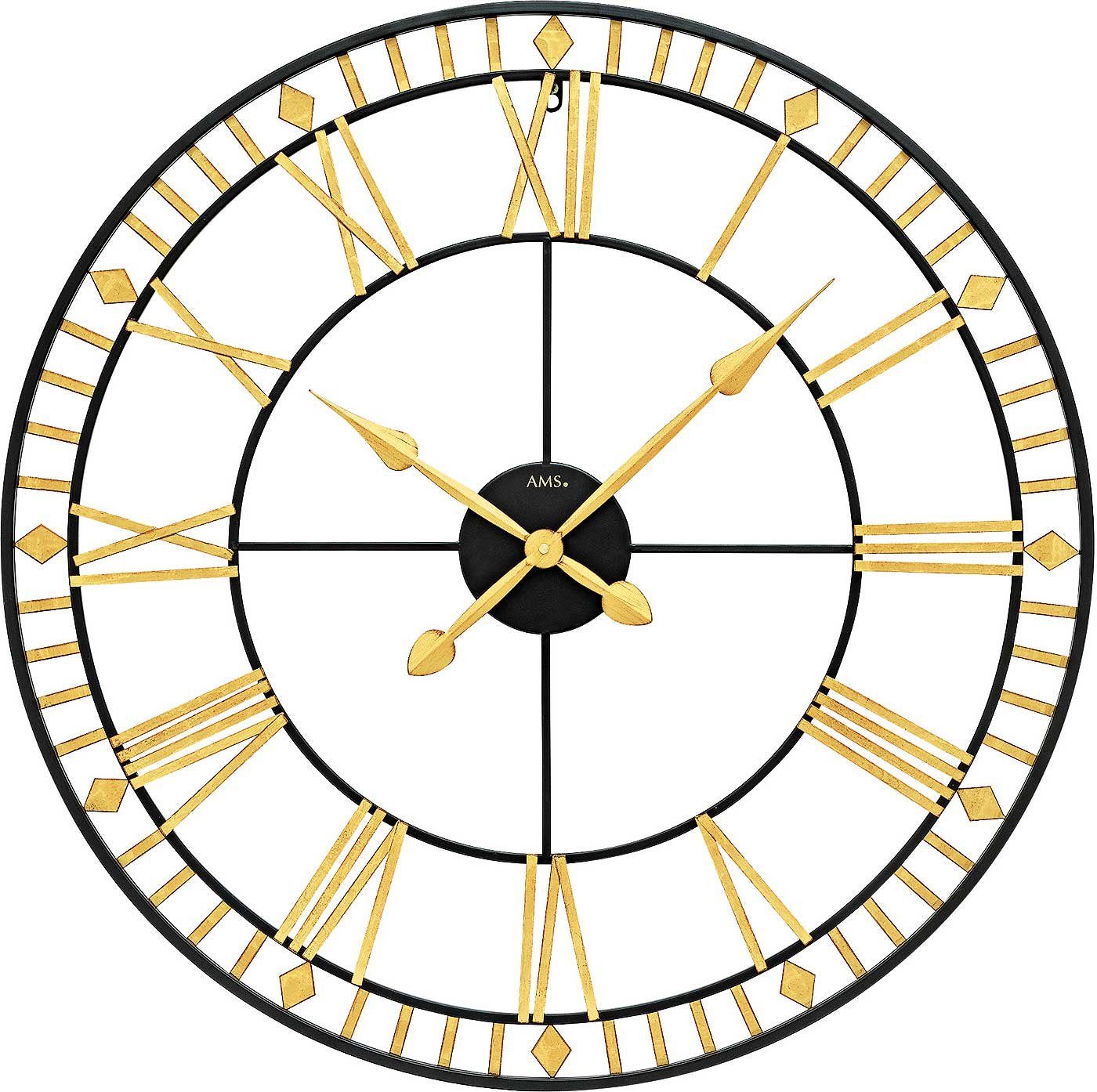 AMS Wanduhr XXL Wanduhr 80 cm günstig online kaufen