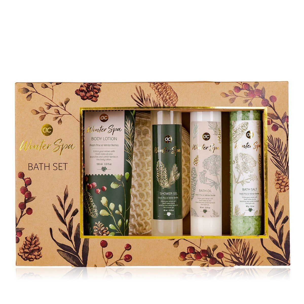 Geschenk-Set Wellness-Set WINTER MAGIC in Geschenkbox mit Bademantel