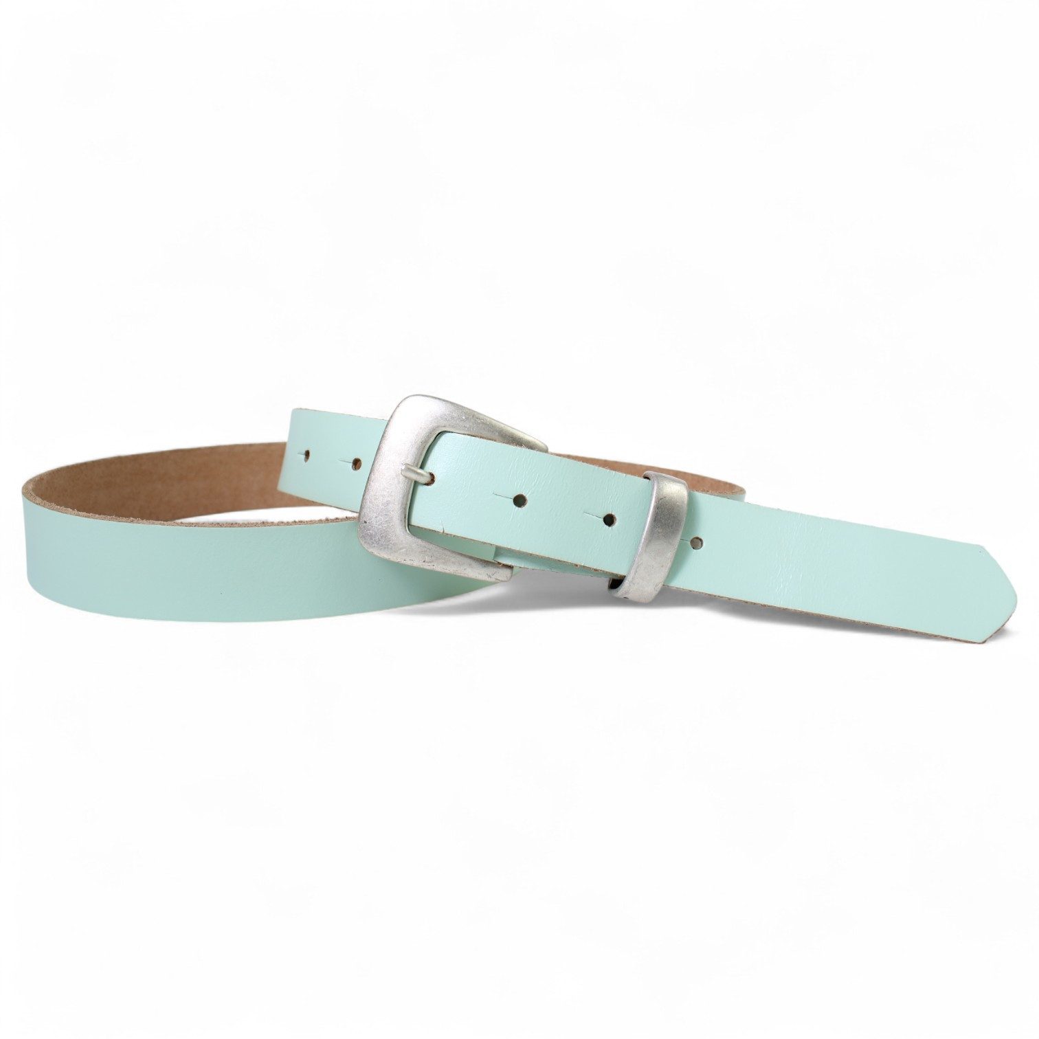 Taillengürtel Damen Rindleder schmal