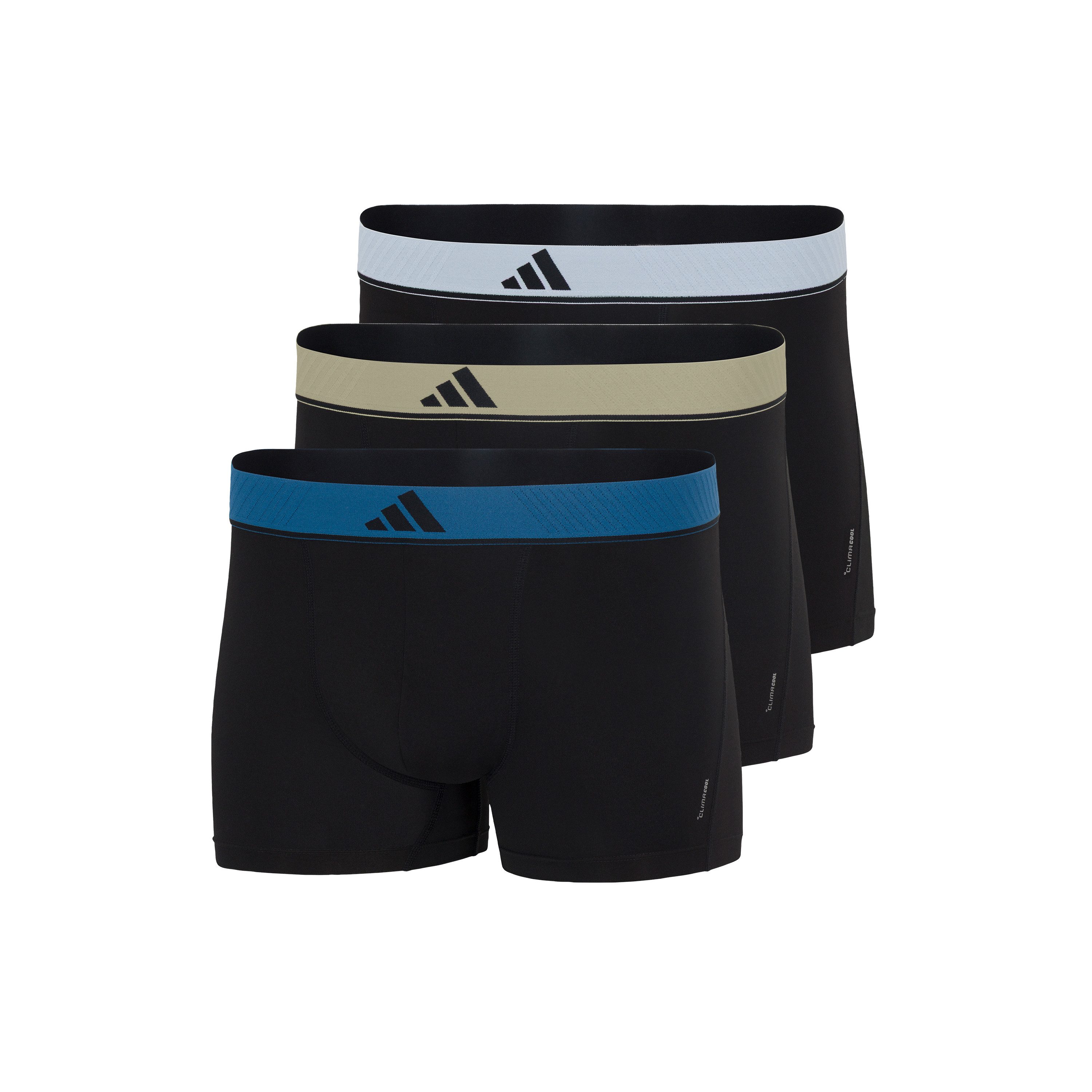 adidas Sportswear Trunk Active Micro Flex (3er Pack) elastischer Bund, weich, Mikrofaser, ohne Eingriff