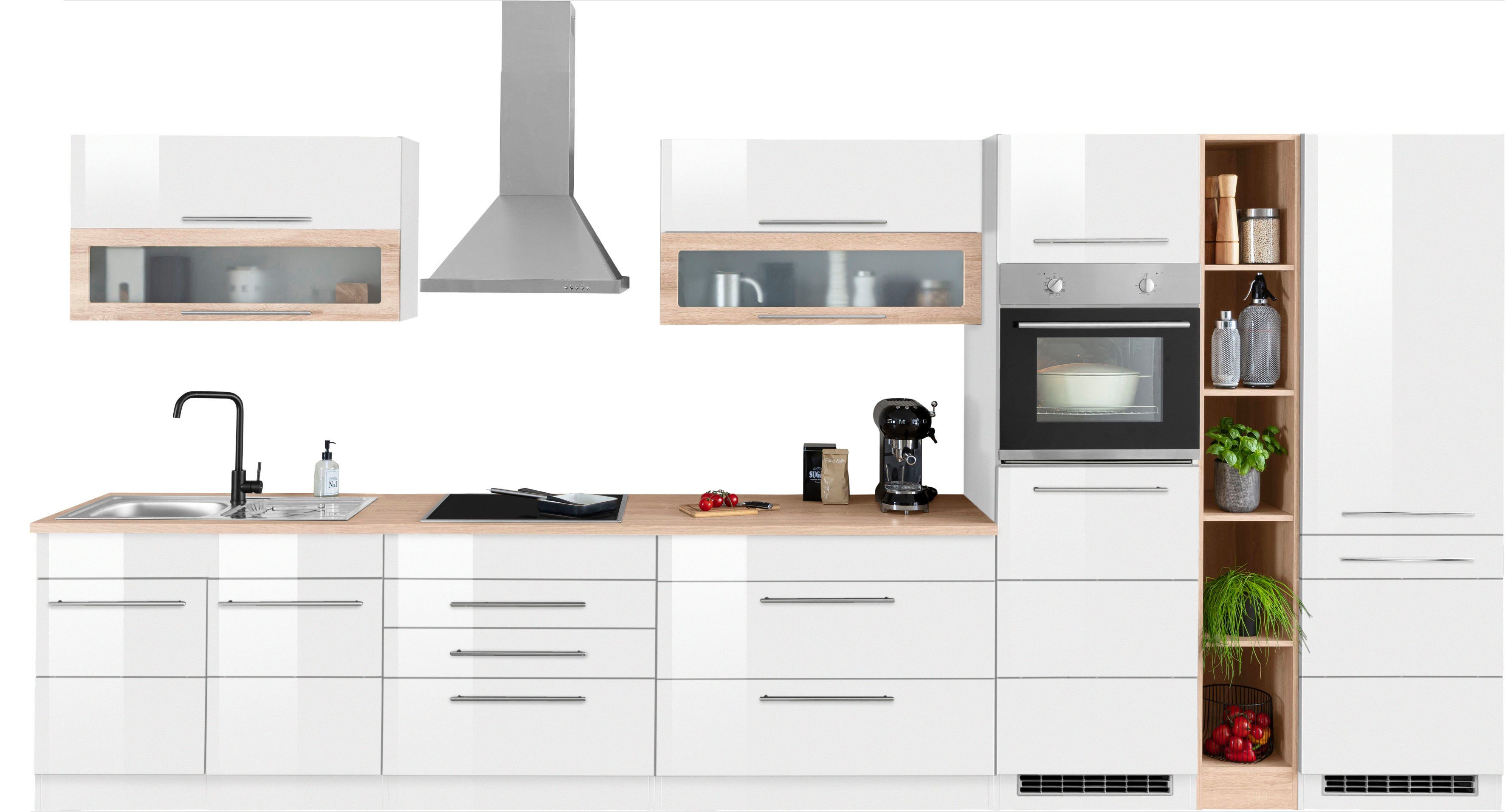 KOCHSTATION Küchenzeile KS-Wien, Breite 430 cm, günstig online kaufen