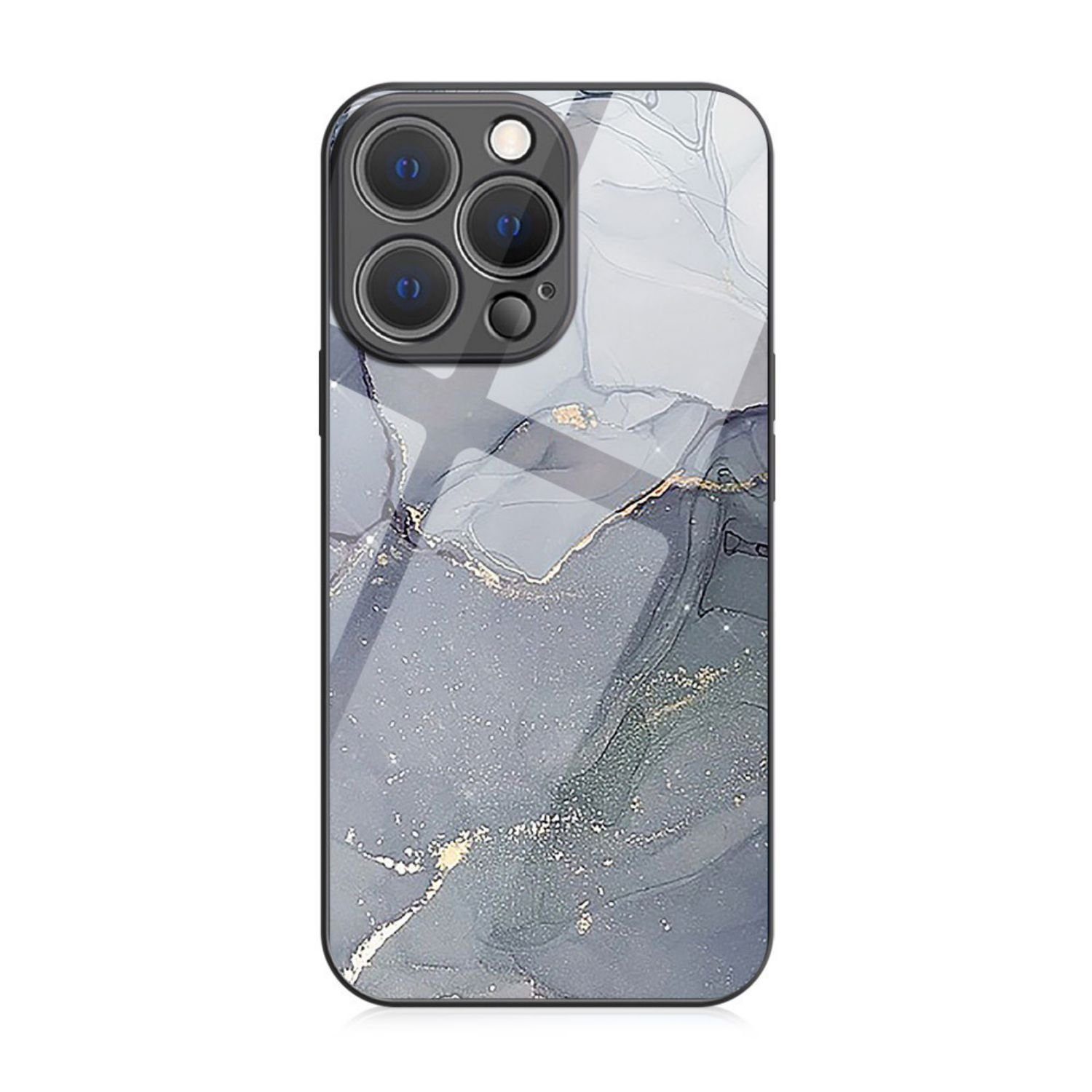 ELEKIN Smartphone-Hülle Case für iPhone 13/13pro/13 Pro Max/13 Mini, TPU+Glass