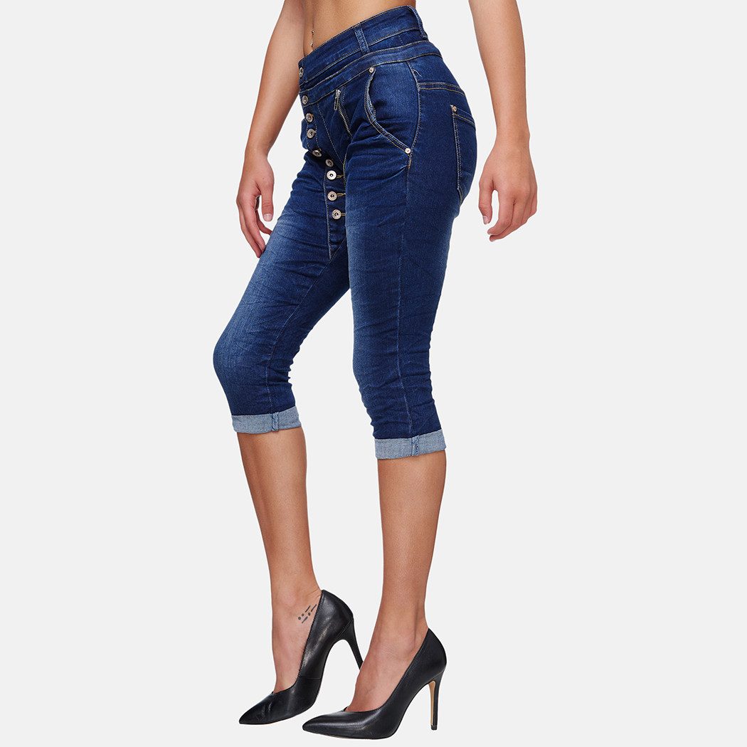 Elara Caprihose Elara Damen 3/4 Jeans günstig online kaufen