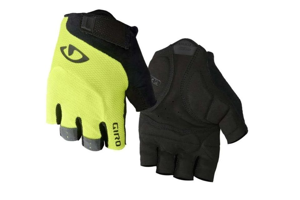 Giro Bravo Giro Fahrradhandschuhe yellow highlight Gel