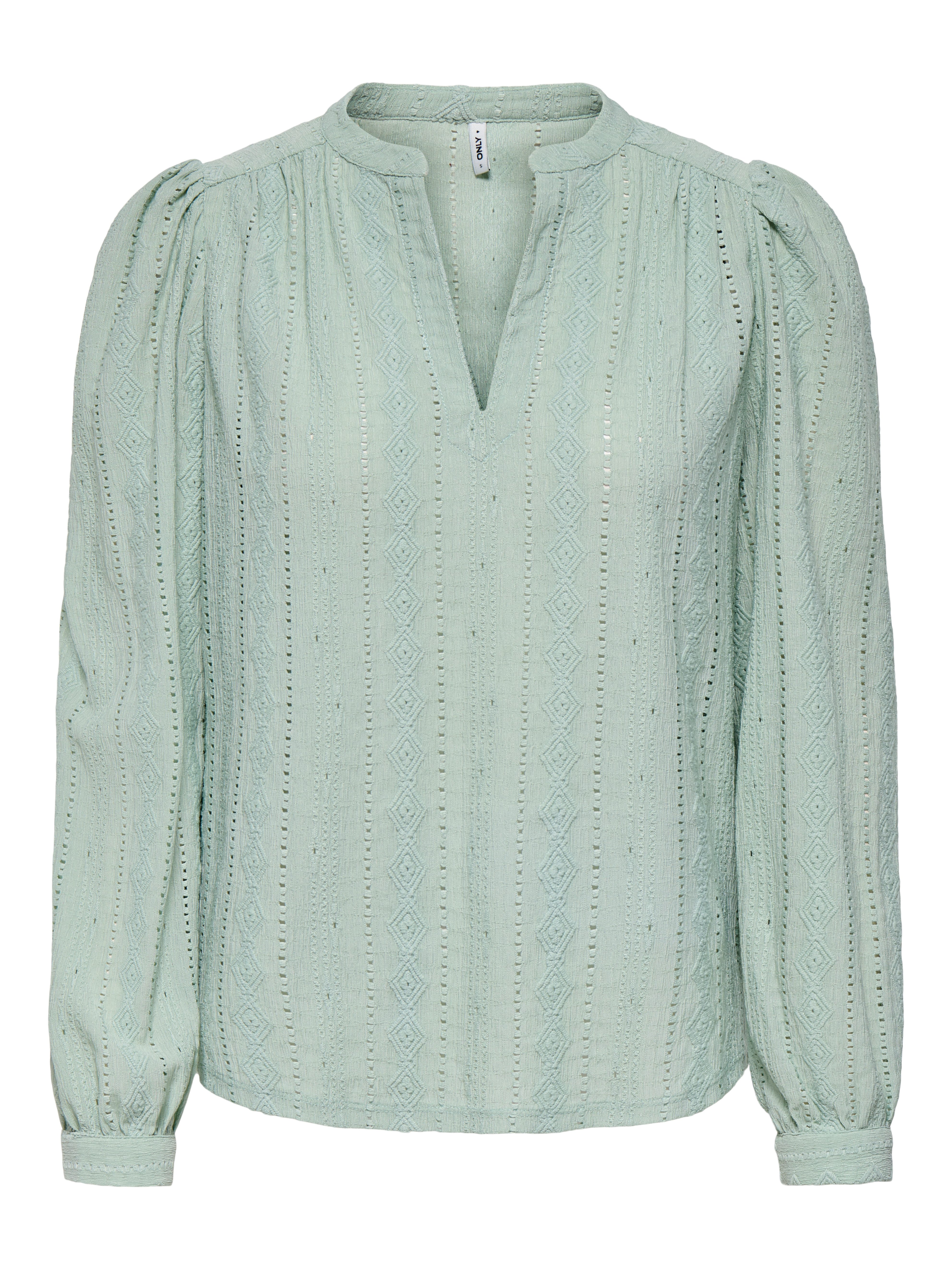ONLY Blusenshirt ONLMINNA L/S TOP JRS Kunstfaser, regular fit – Bild 5 von 5