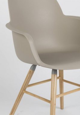 Zuiver Armlehnstuhl Esszimmerstuhl ALBERT KUIP Taupe - Design Armlehnstuhl von ZUIVER