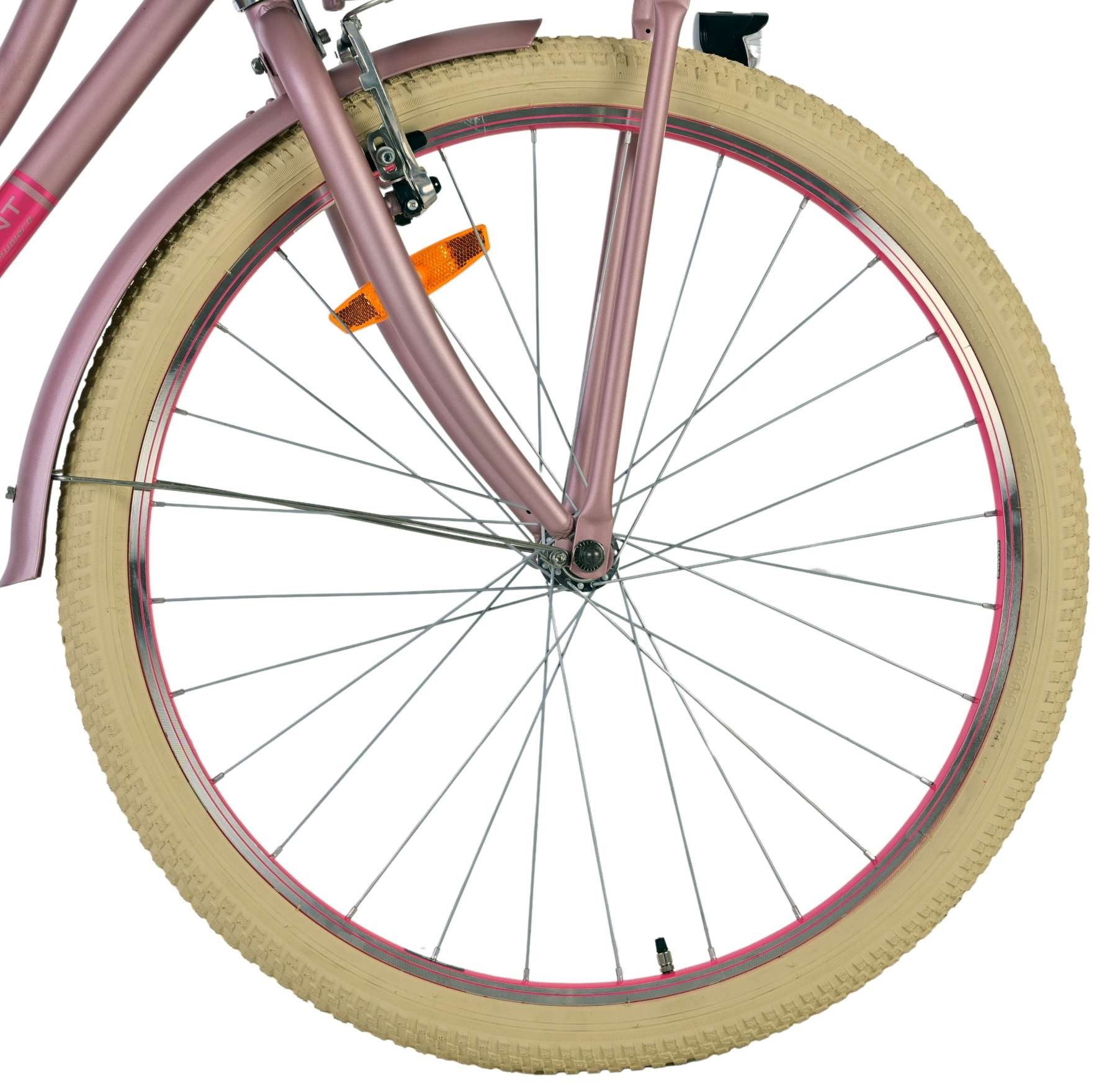Volare Kinderfahrrad Excellent Kinderfahrrad - Mädchen - 26 Zoll - Mattrosa, Sattelhöhe 74–89 cm; 85% montiert; Reflektoren