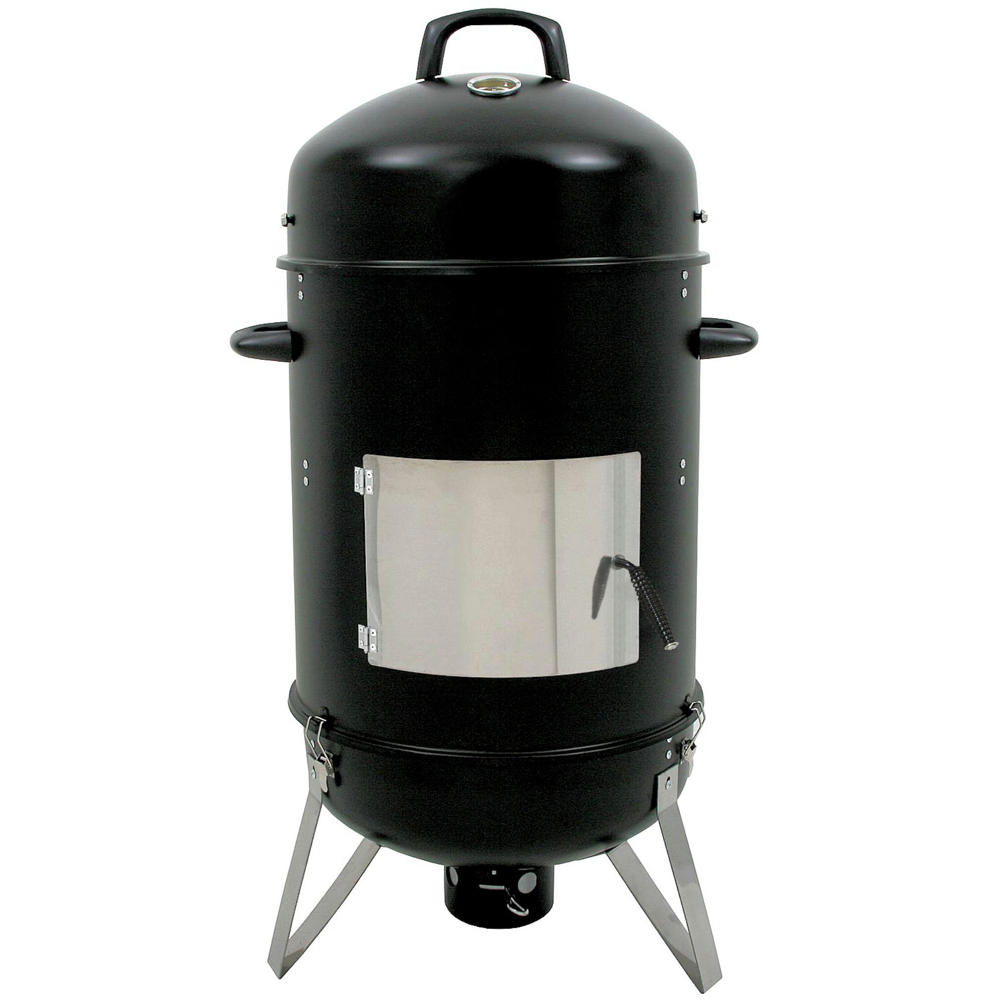 BBQ-Toro Räucherofen Räuchertonne Hickory Ø 46 cm, Räucherofen Holz, Smokertonne