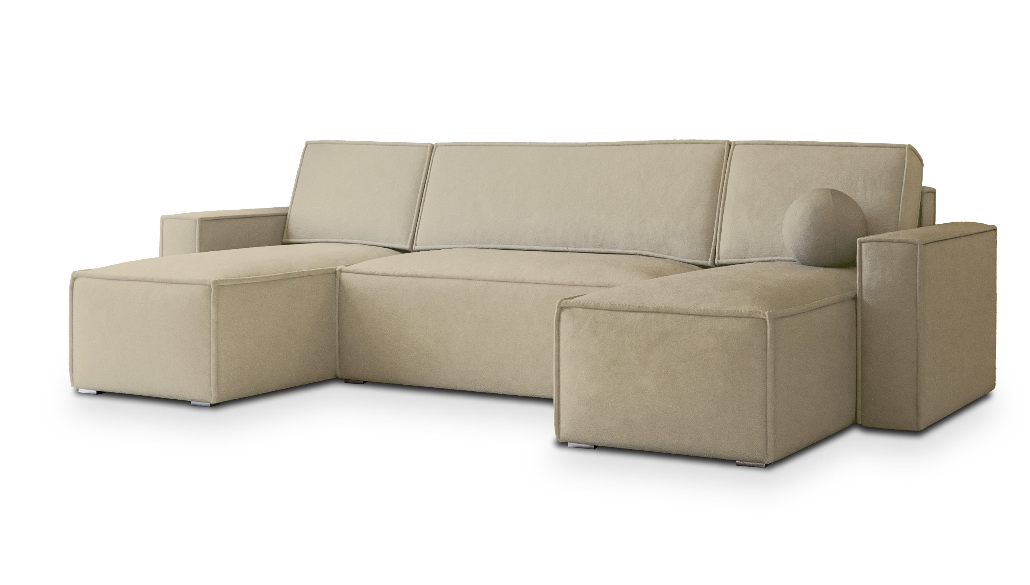 Masseno Ecksofa PESANO mit Schlaffunktion U-Form, günstig online kaufen