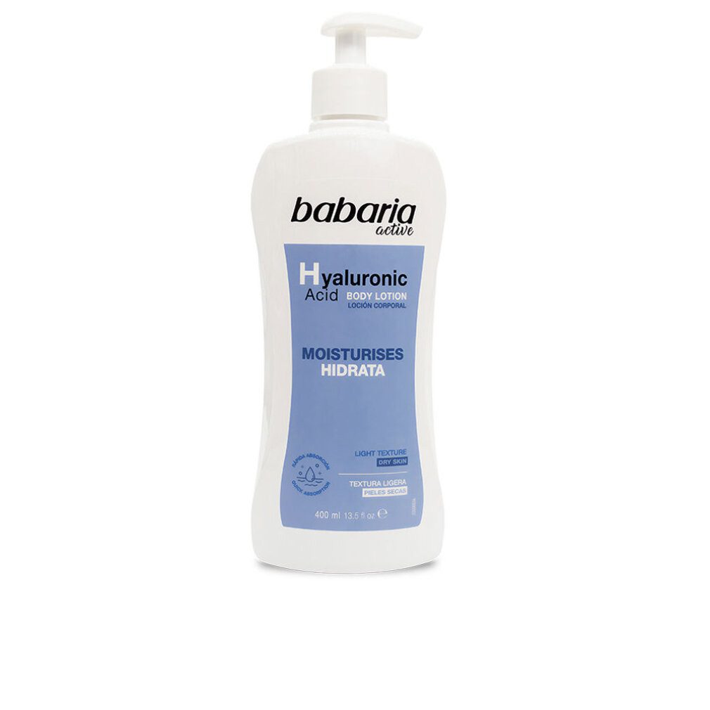 babaria Körperpflegemittel Hyaluronsäure-Körperlotion 400 ml