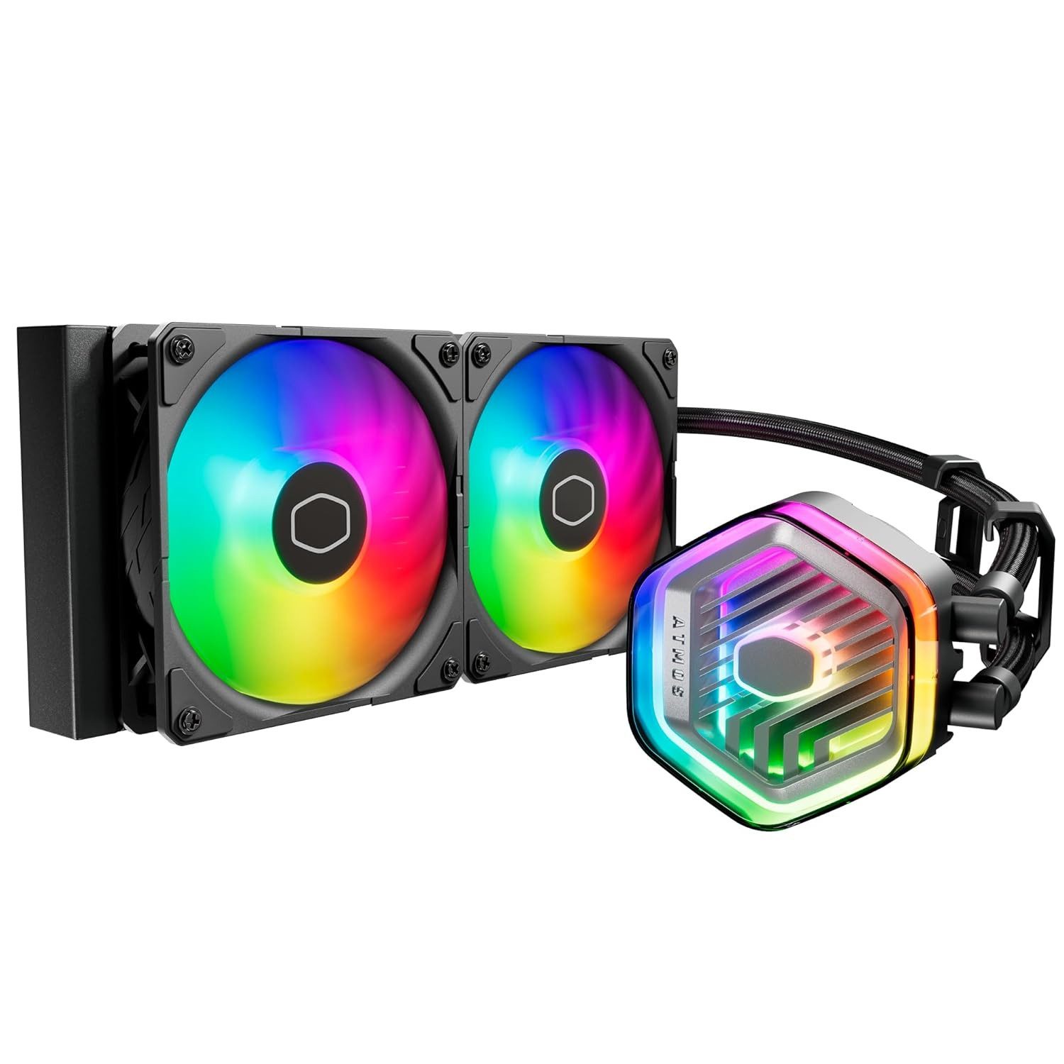 COOLER MASTER CPU Kühler Cooler MasterLiquid Atmos 240Black CPU-Wasserkühler AIO-Wasserkühlung